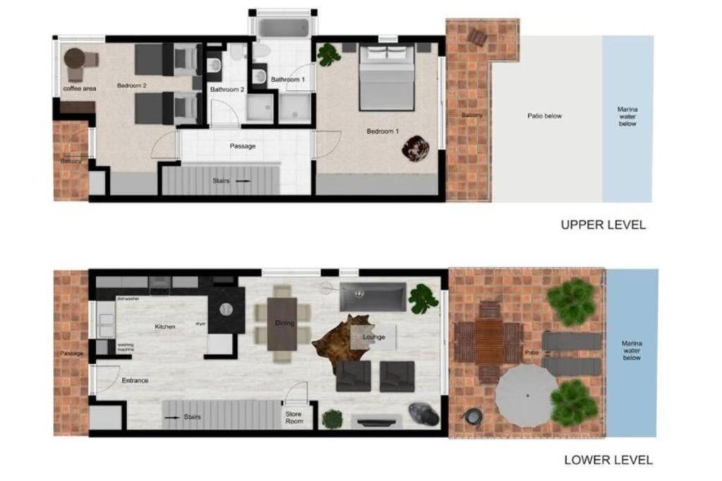 WATERFRONT - 1 South Quay lovely two bed on water view 2