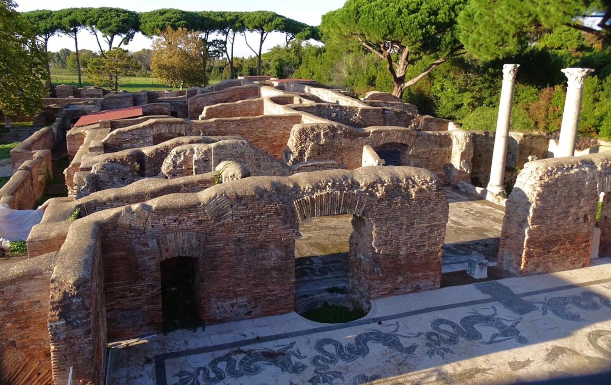 Felici’s apartment agli scavi di Ostia Antica