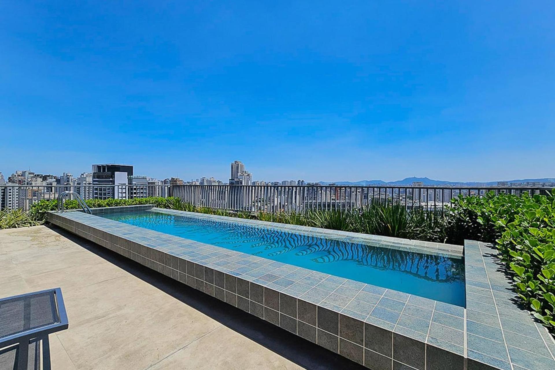 Studios Novíssimos com Piscina no Rooftop e vista para o Allianz Parque