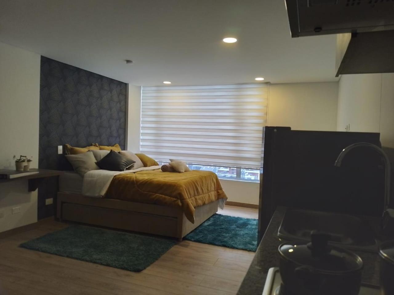Aparta Estudio de Lujo Bogotá Zona chapinero con Excelente vista de la ciudad