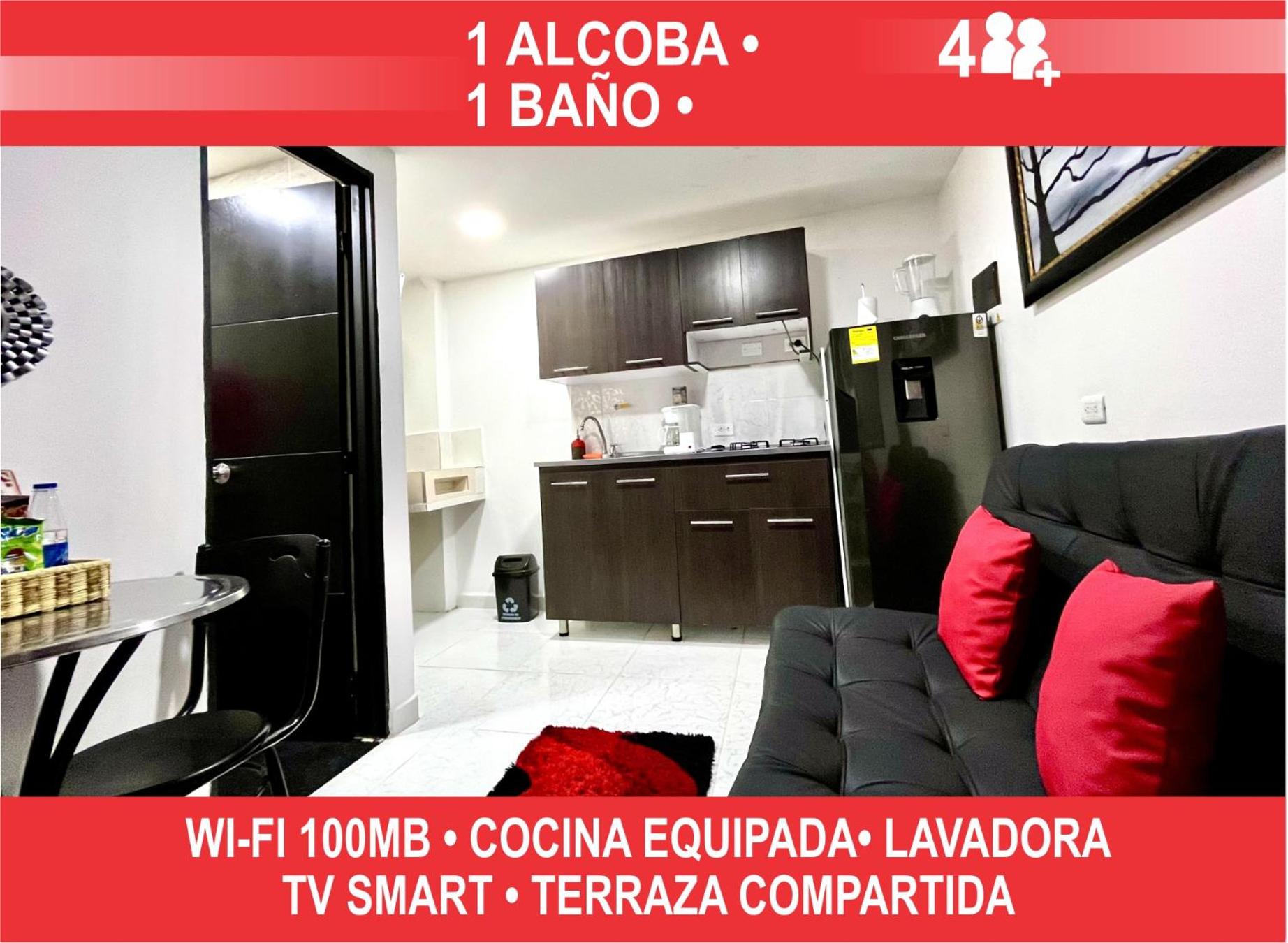 Edificio Victory Medellin - Apartamentos Acogedores y Equipados 100MB Wi-Fi, Central & Terraza Compartida