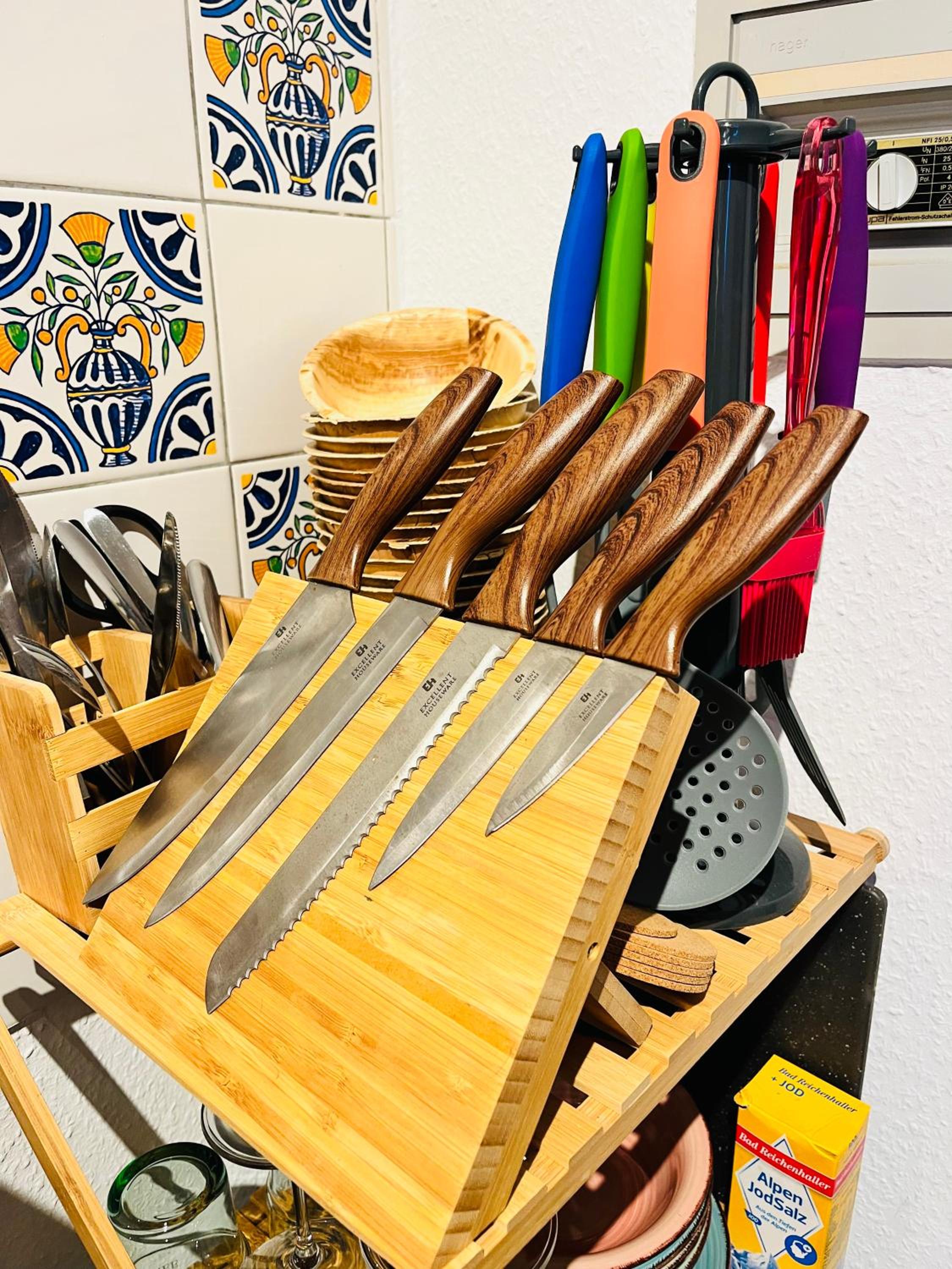 Blühendes Balkonwohnung mit Traumaussicht