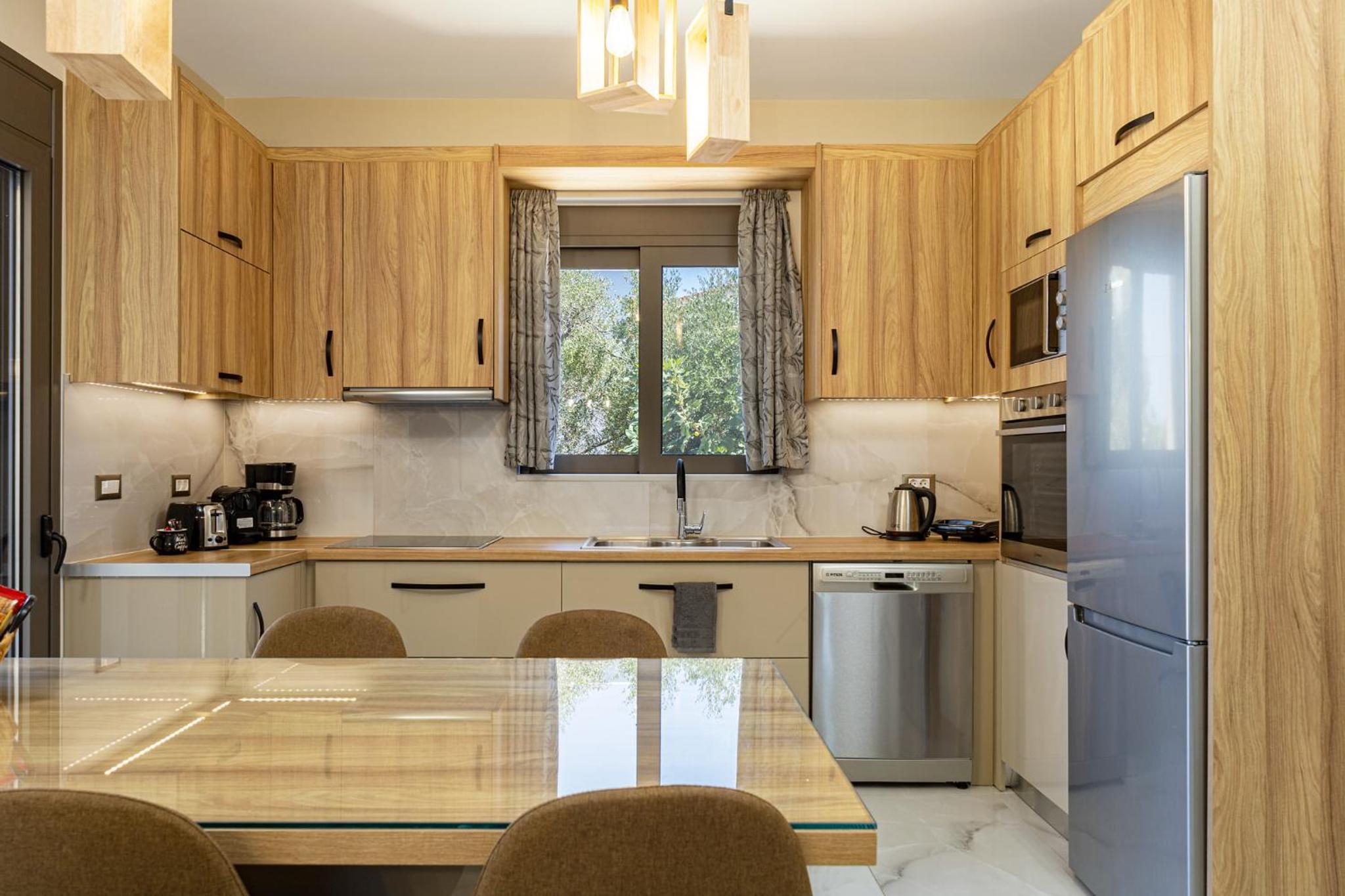 Chris and Stratos villa with private ecologic pool and kid's playground! view 5