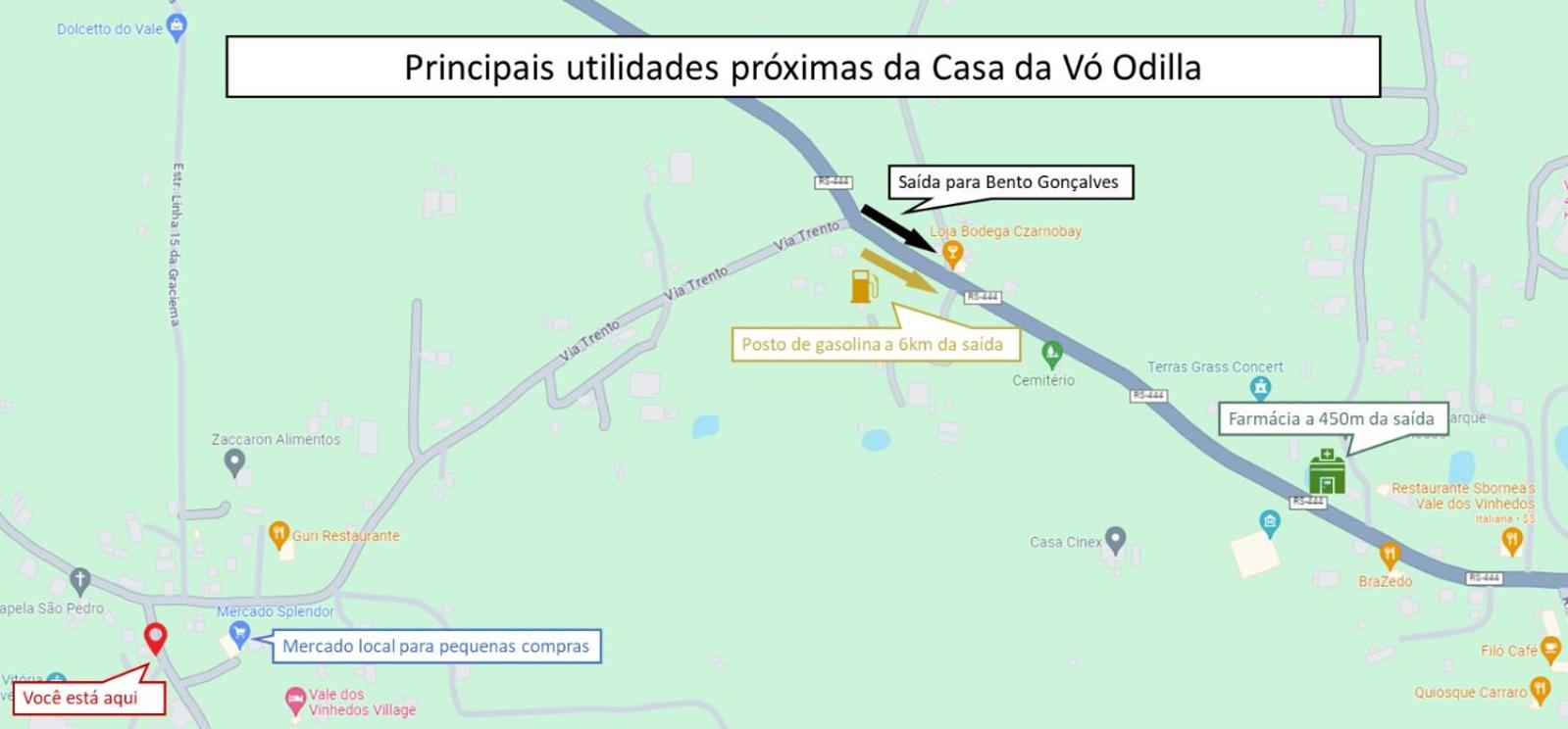 Casa aconchegante no Vale Vinhedos