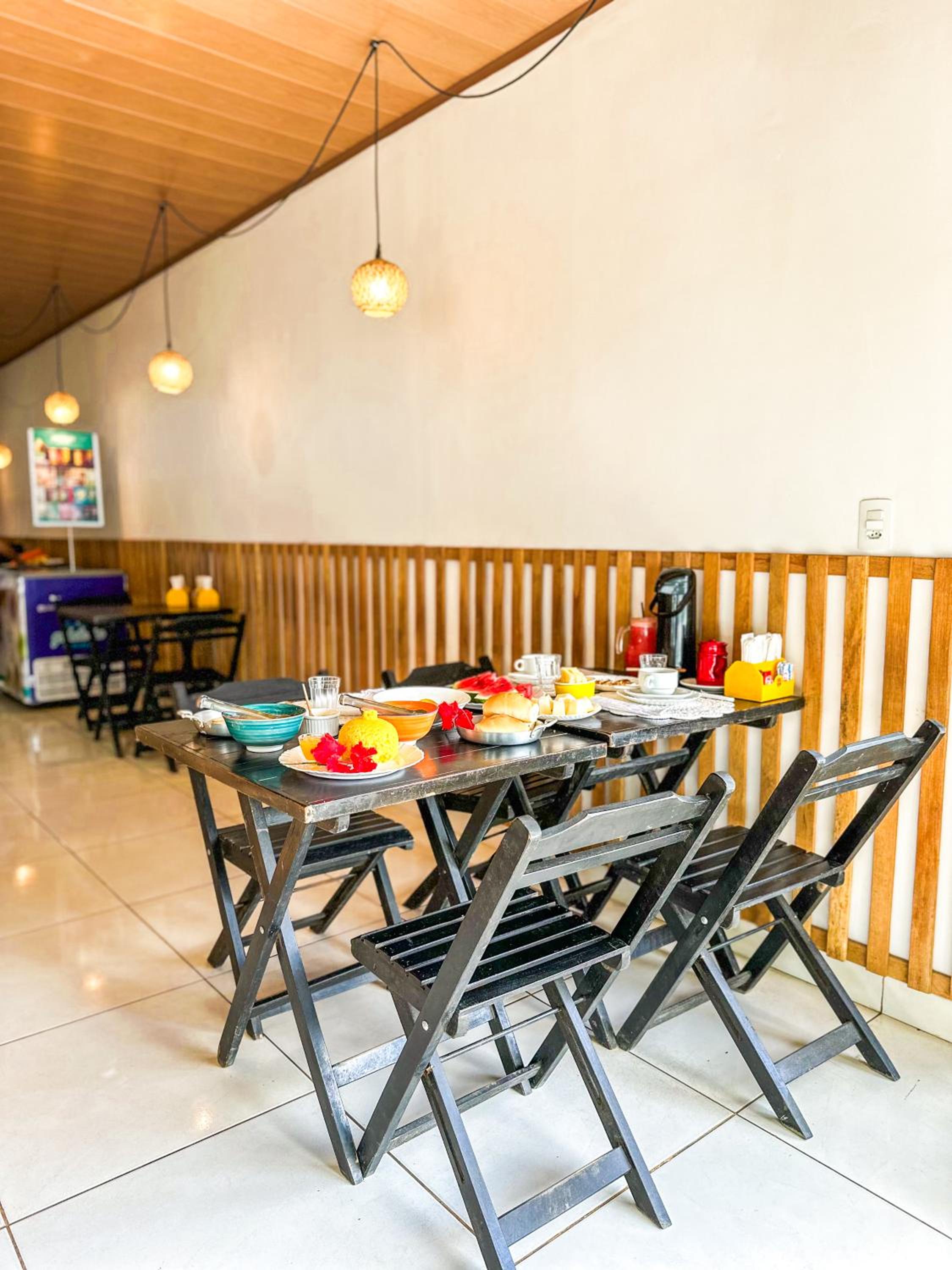 outdoor BBQ area