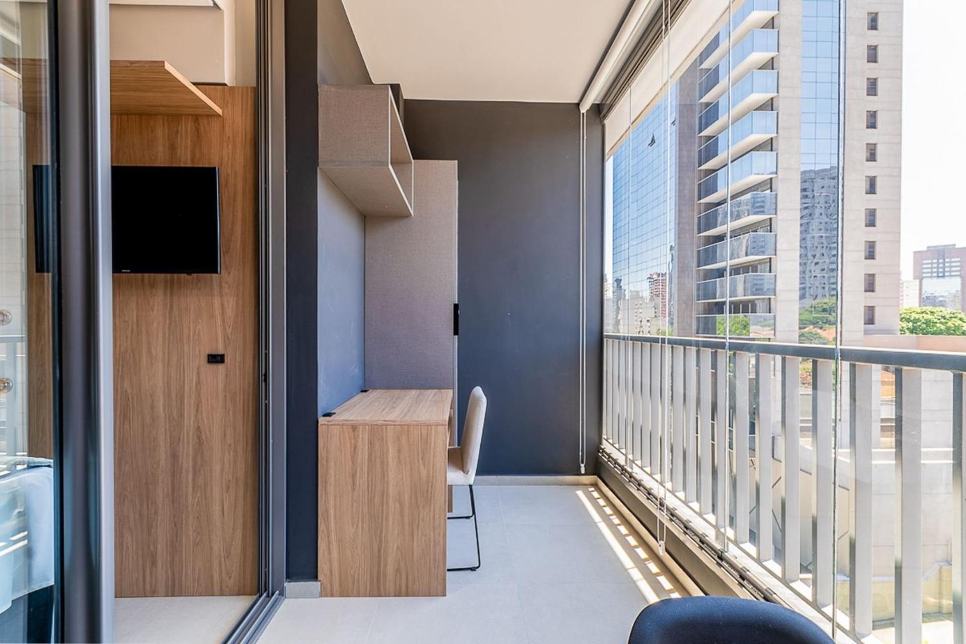 Studios Novíssimos com Piscina no Rooftop e vista para o Allianz Parque