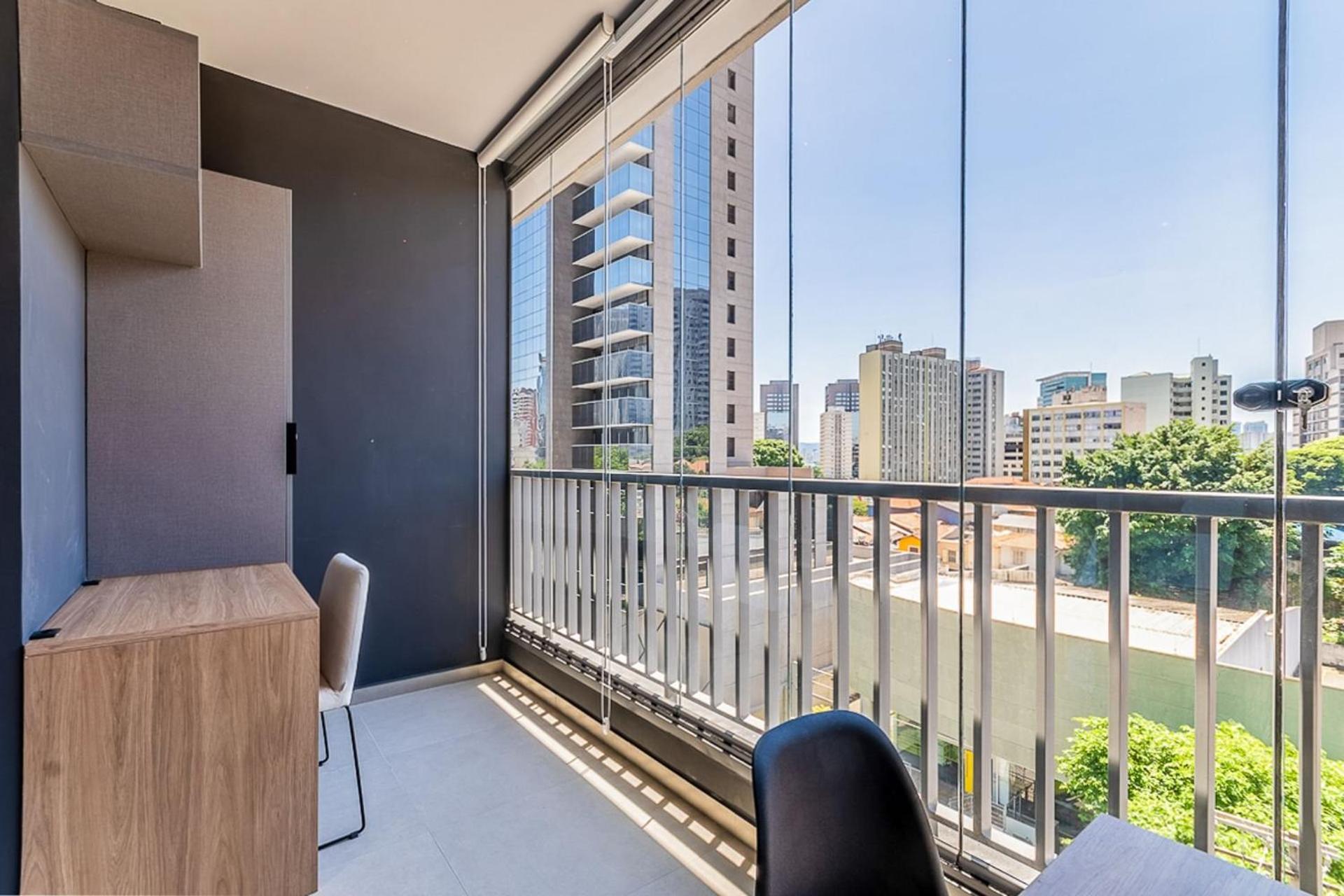 Studios Novíssimos com Piscina no Rooftop e vista para o Allianz Parque