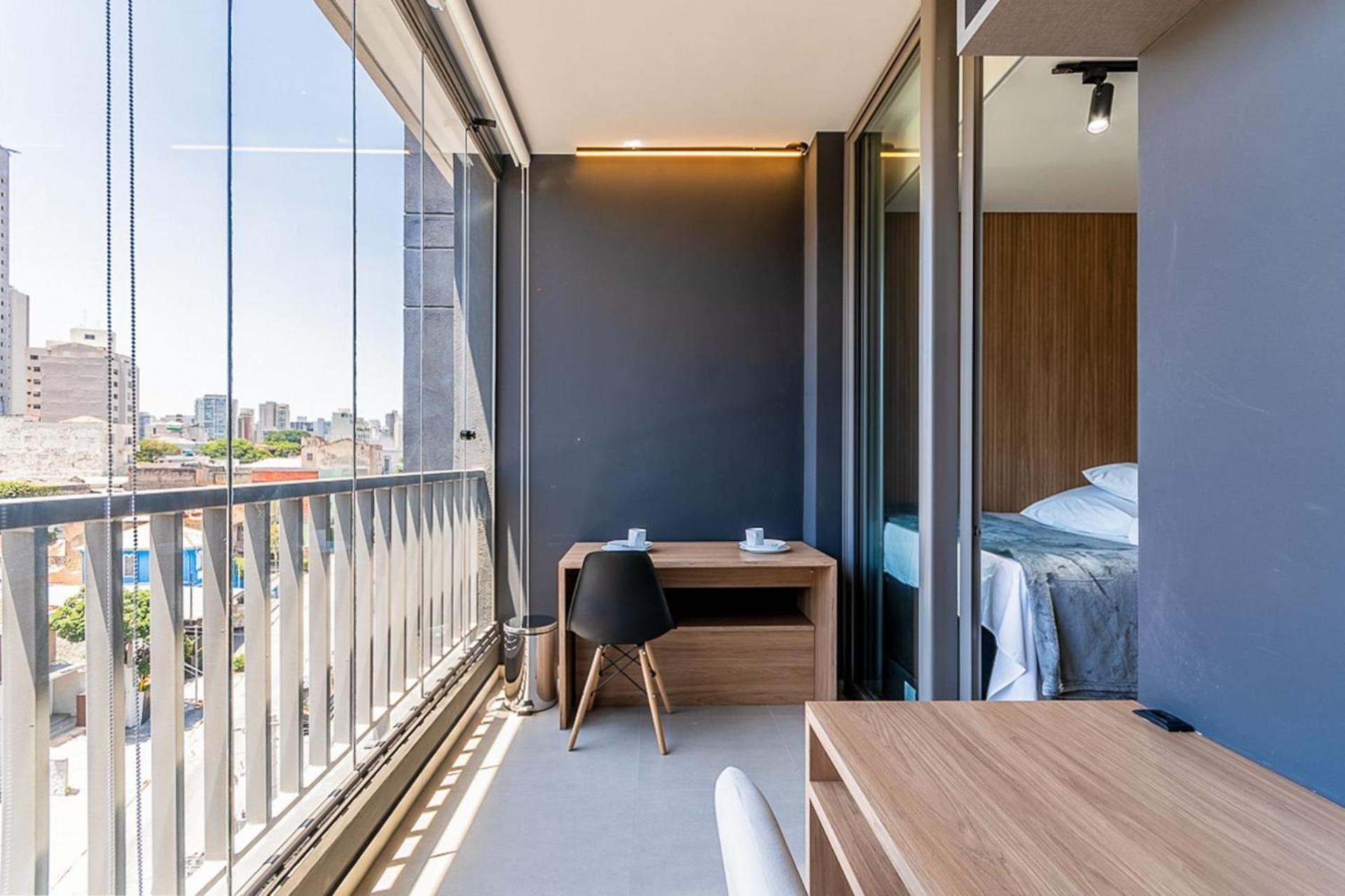 Studios Novíssimos com Piscina no Rooftop e vista para o Allianz Parque