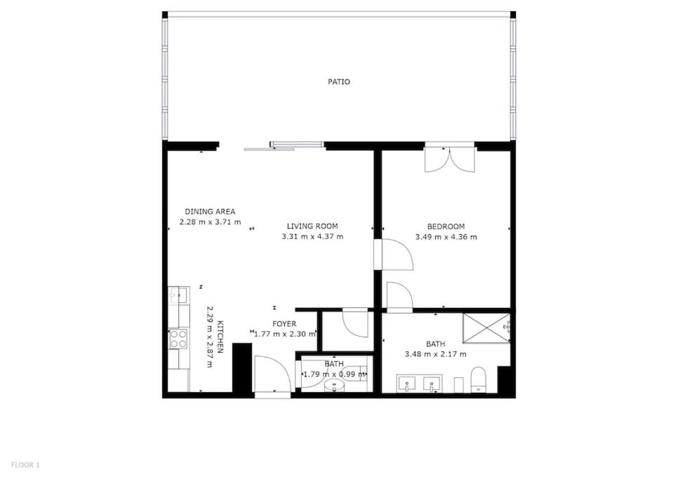1BR Apartment with Garage in Kirchberg