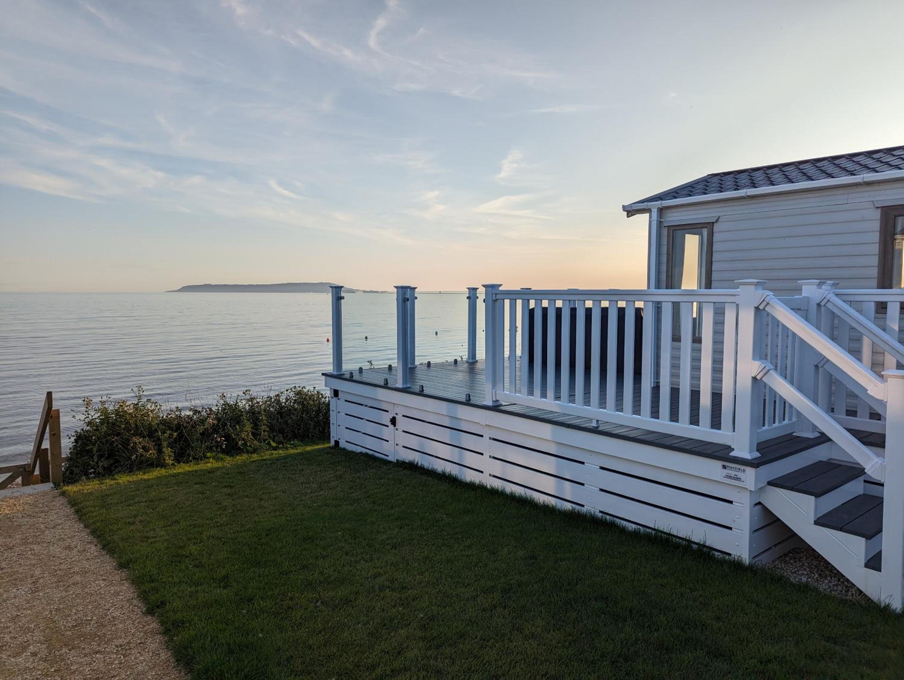 Europa Willow Pitch 29 Creek Caravan Park dog friendly view 5