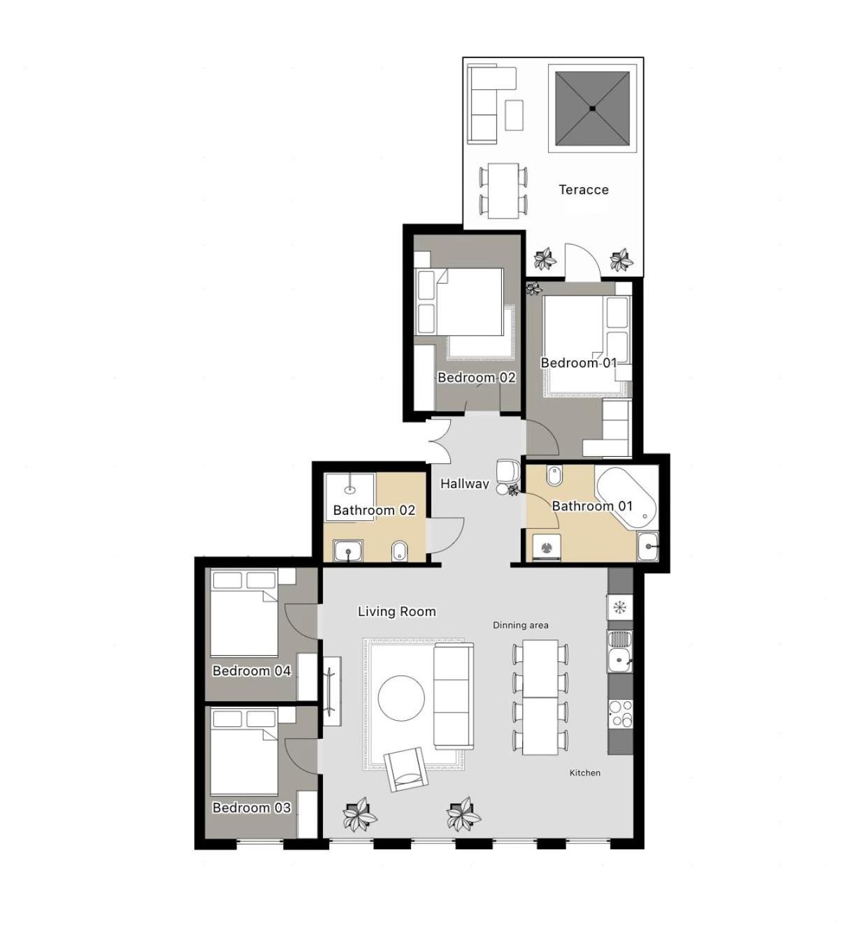 Centrum Apartments Pstrossova