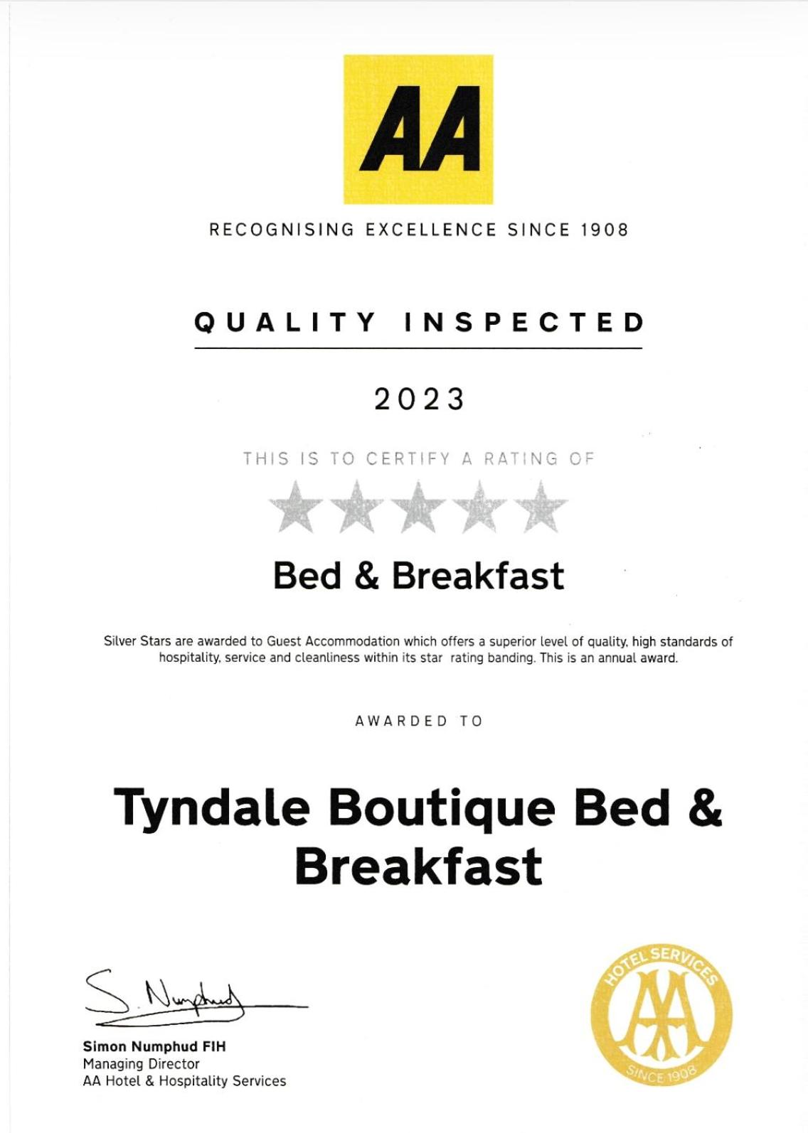 Tyndale Boutique B&B - Adults Only view 5