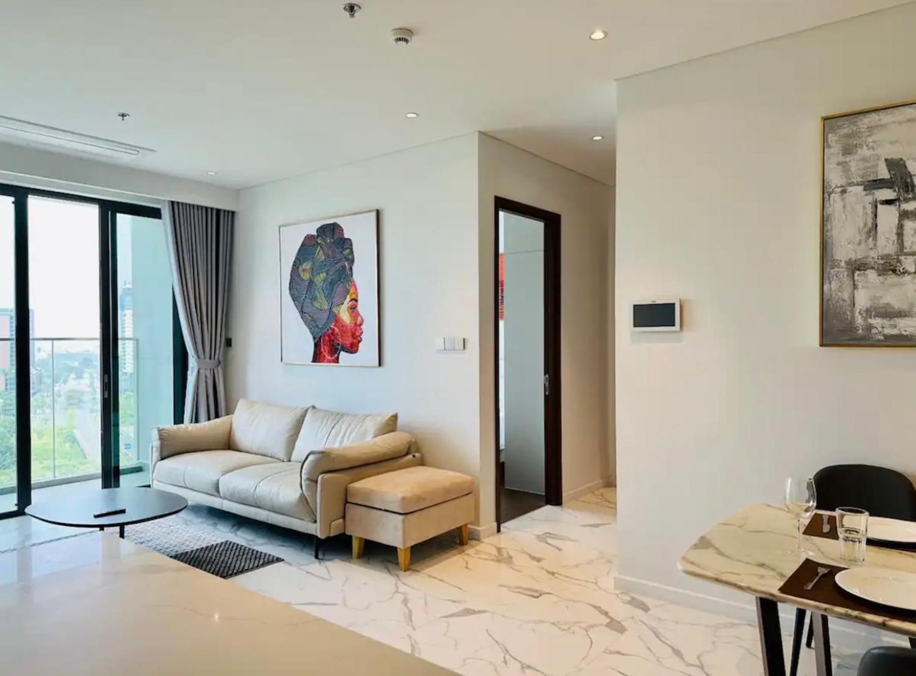 THE CREST-Central Saigon Riverside -Free POOL-GYM-SAUNA Room-YOGA Room