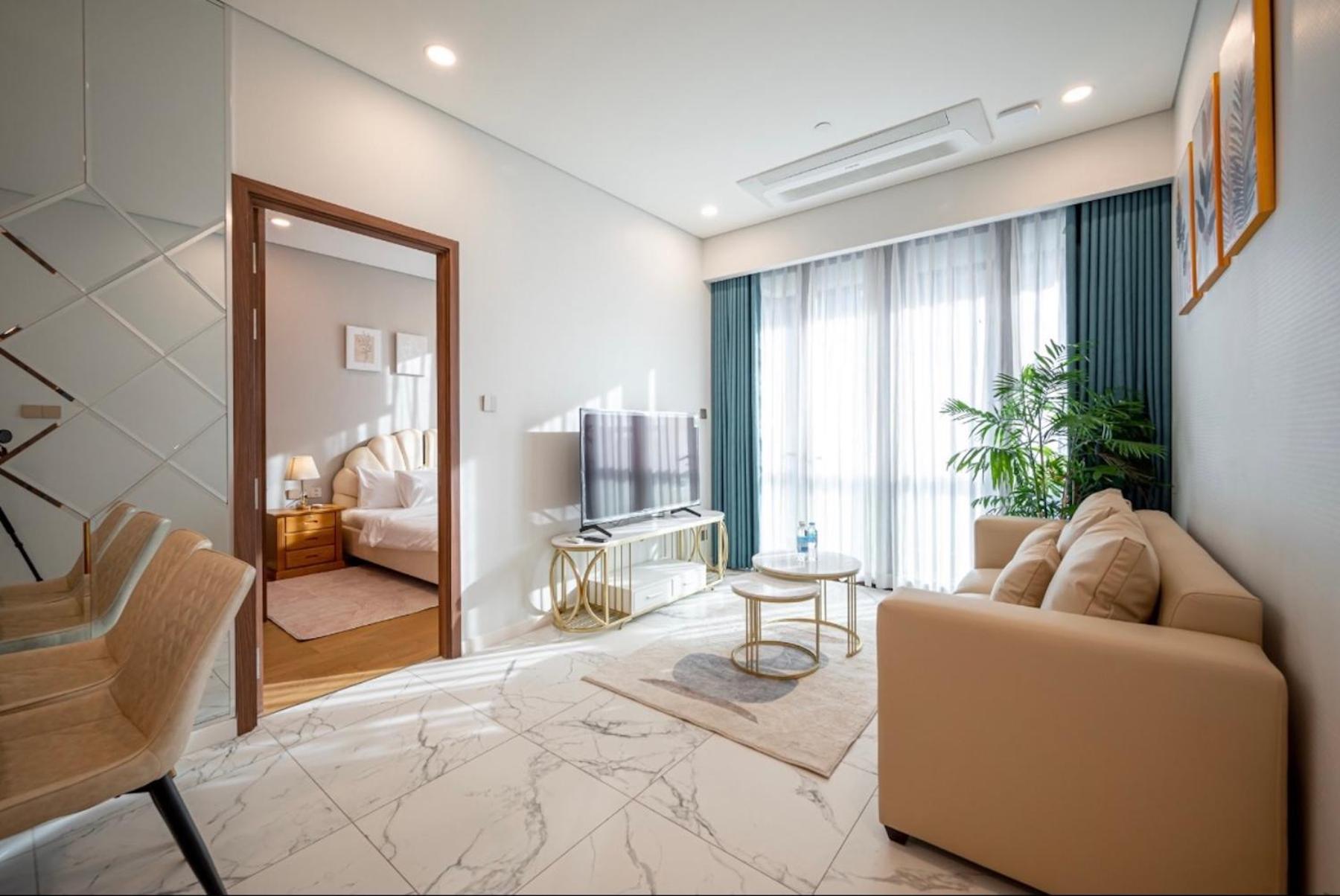THE CREST-Central Saigon Riverside -Free POOL-GYM-SAUNA Room-YOGA Room