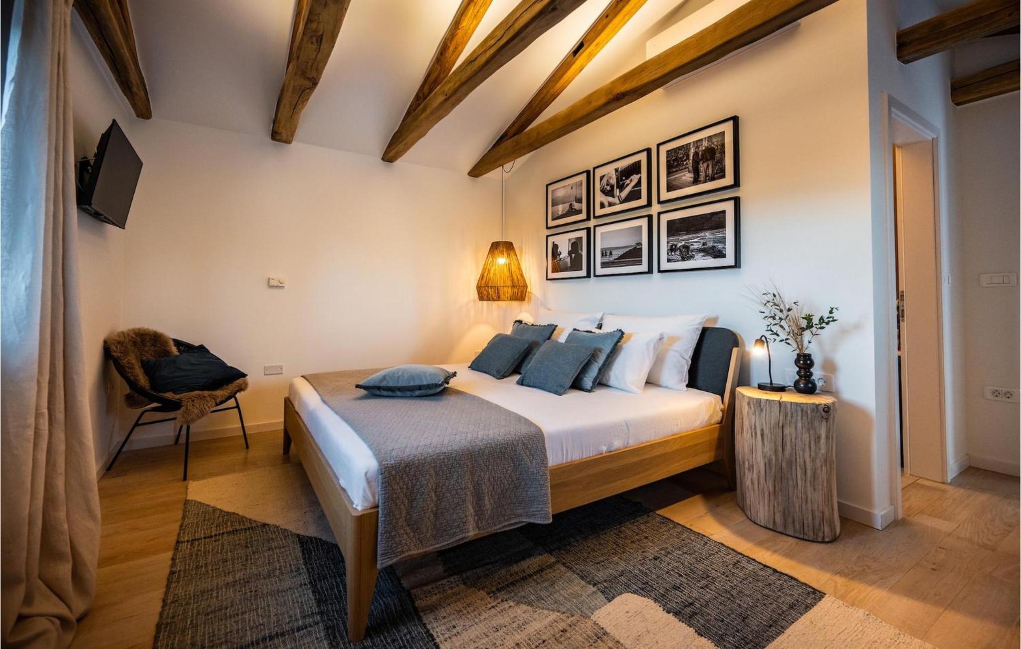 Villa Boshka en Gračišće — bedroom