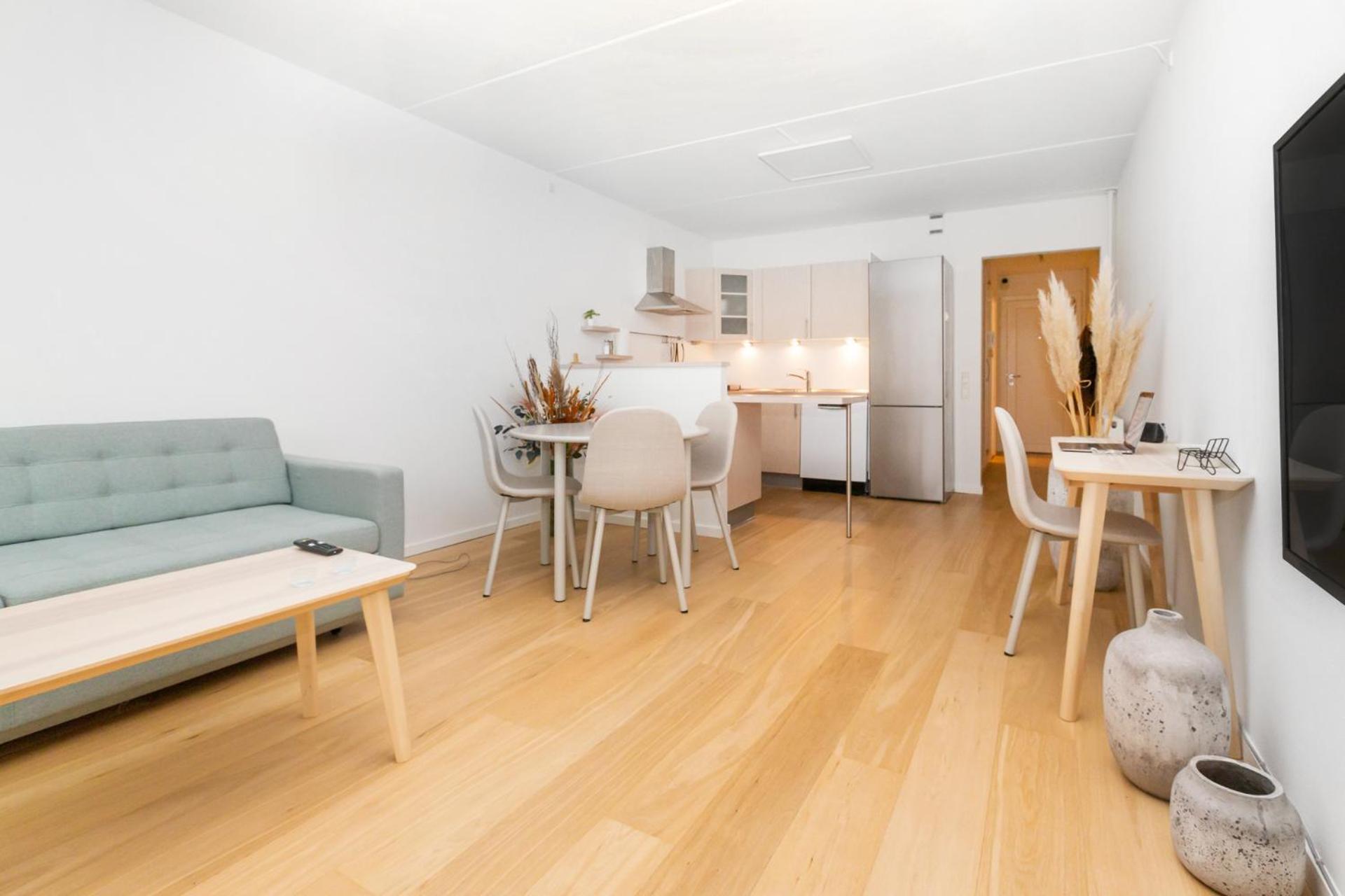 400 meter til Åen - Moderne og fuldt udstyret