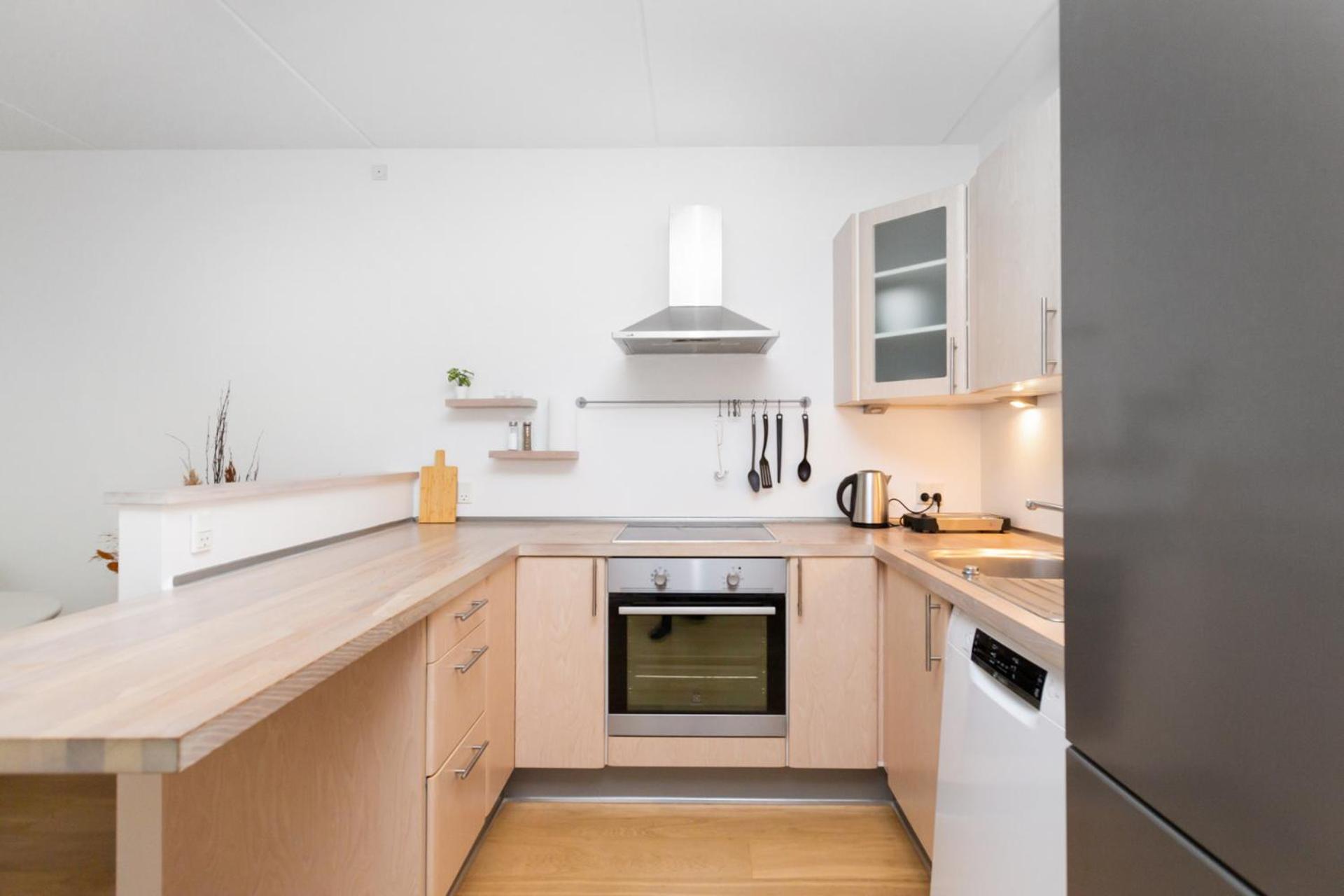 400 meter til Åen - Moderne og fuldt udstyret