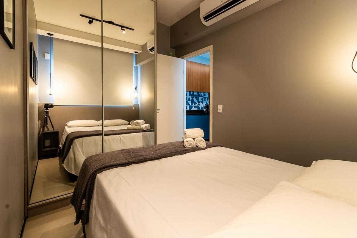 Studios Novíssimos com Piscina no Rooftop e vista para o Allianz Parque