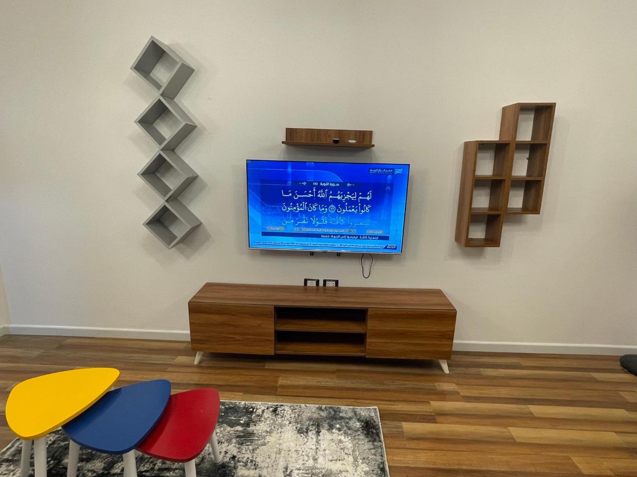 luxury apartment at Obour, 5th floor no elevator