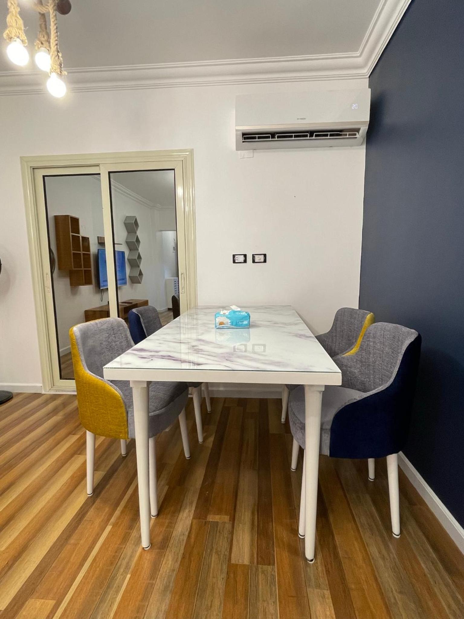luxury apartment at Obour, 5th floor no elevator