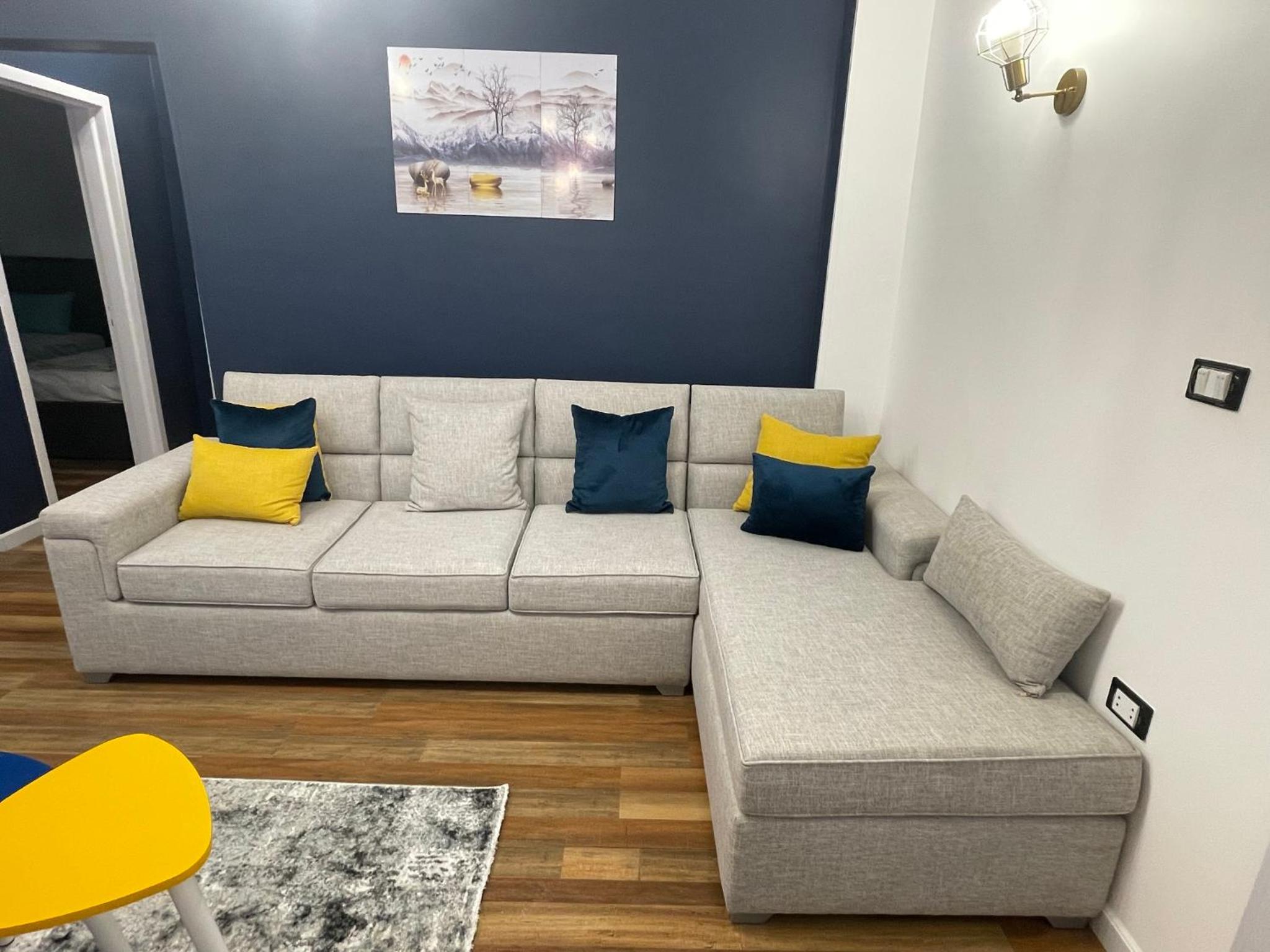 luxury apartment at Obour, 5th floor no elevator