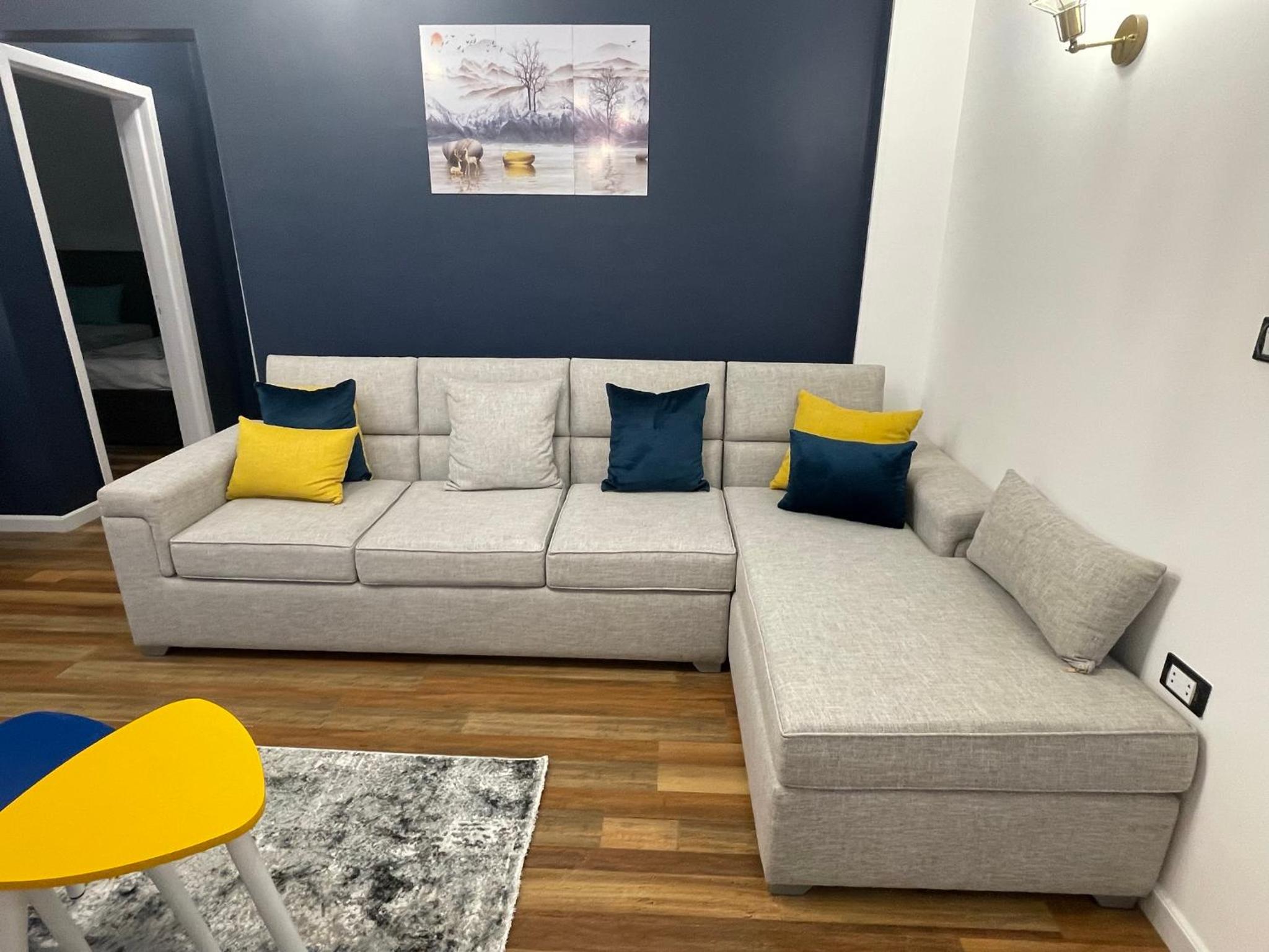 luxury apartment at Obour, 5th floor no elevator