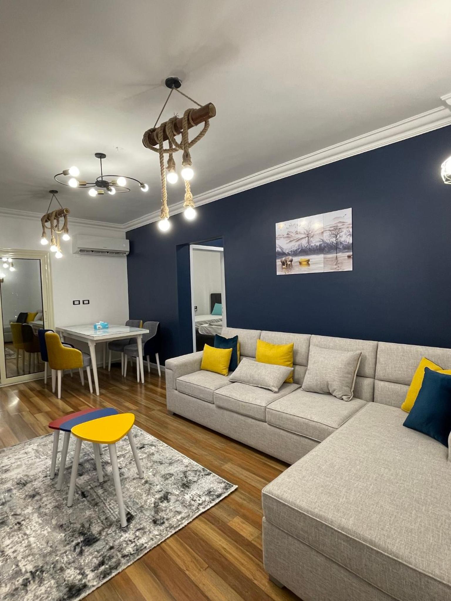 luxury apartment at Obour, 5th floor no elevator
