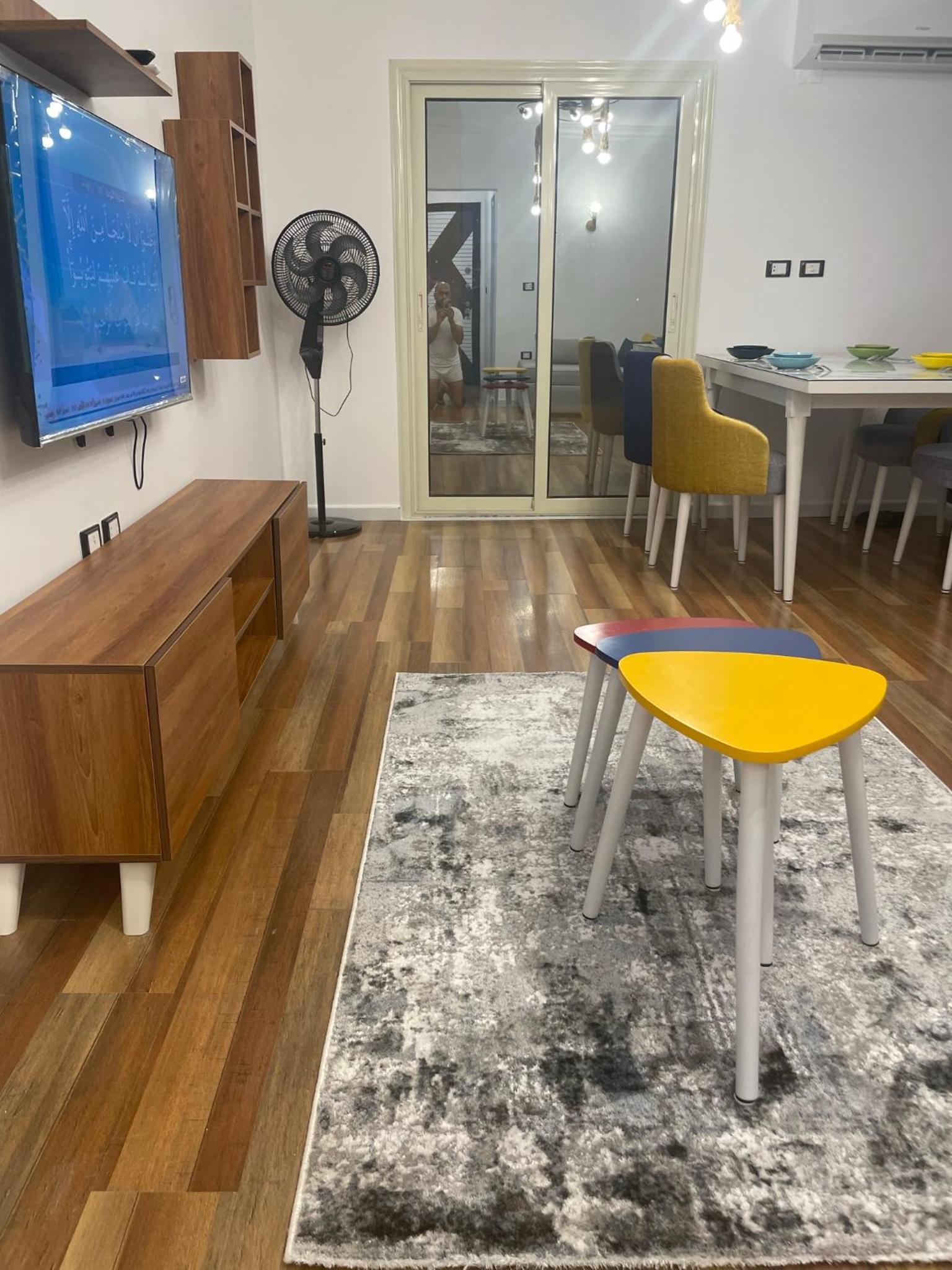 luxury apartment at Obour, 5th floor no elevator