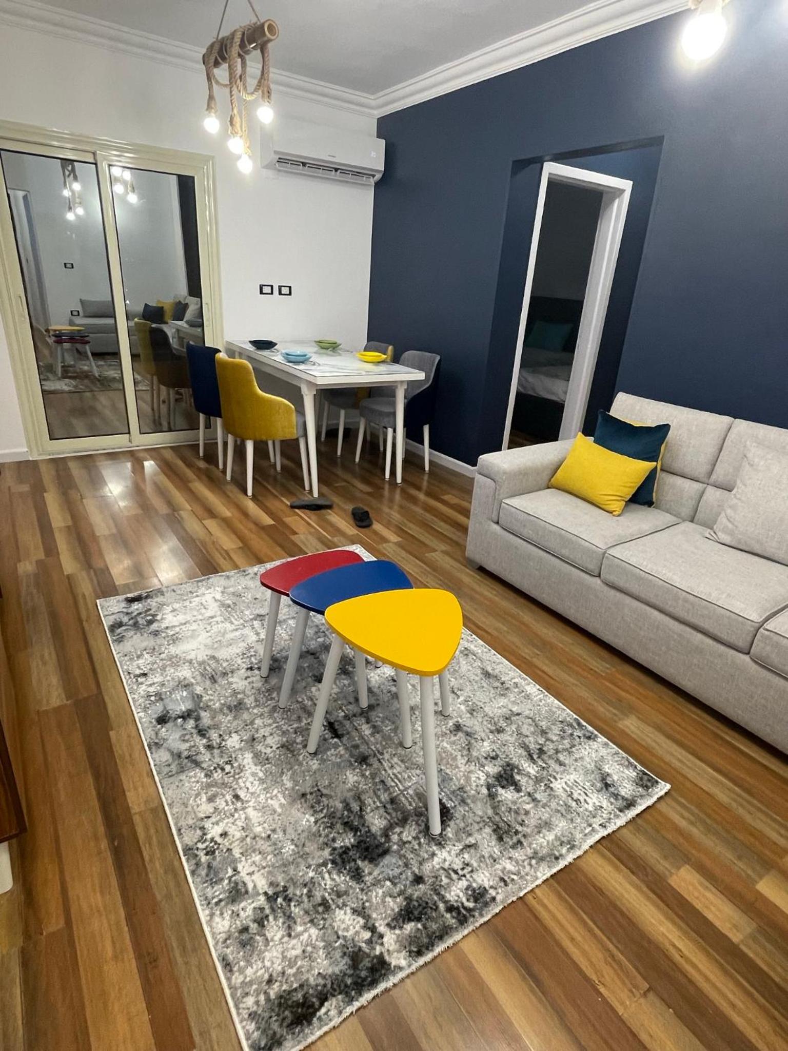 luxury apartment at Obour, 5th floor no elevator