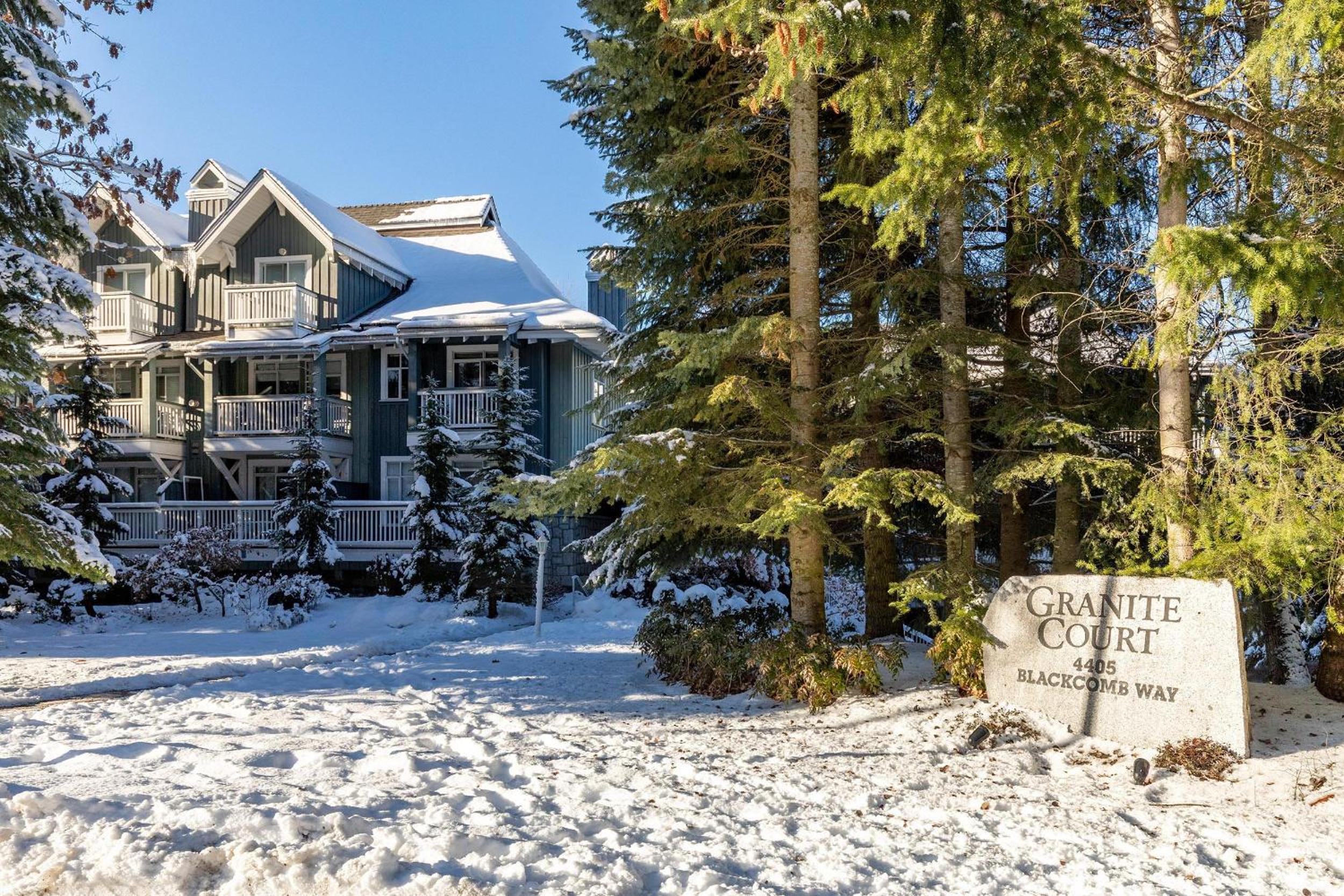 Granite Court 407 | Village Townhouse with Fireplace & Views of Blackcomb
