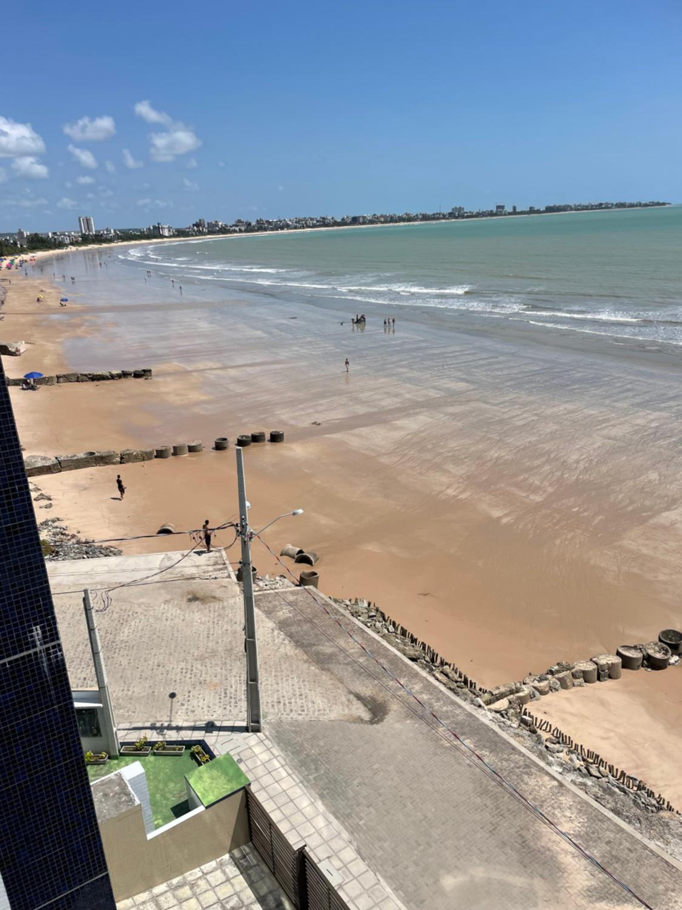 Flat Pé na Areia Frente Mar 102 Bessa