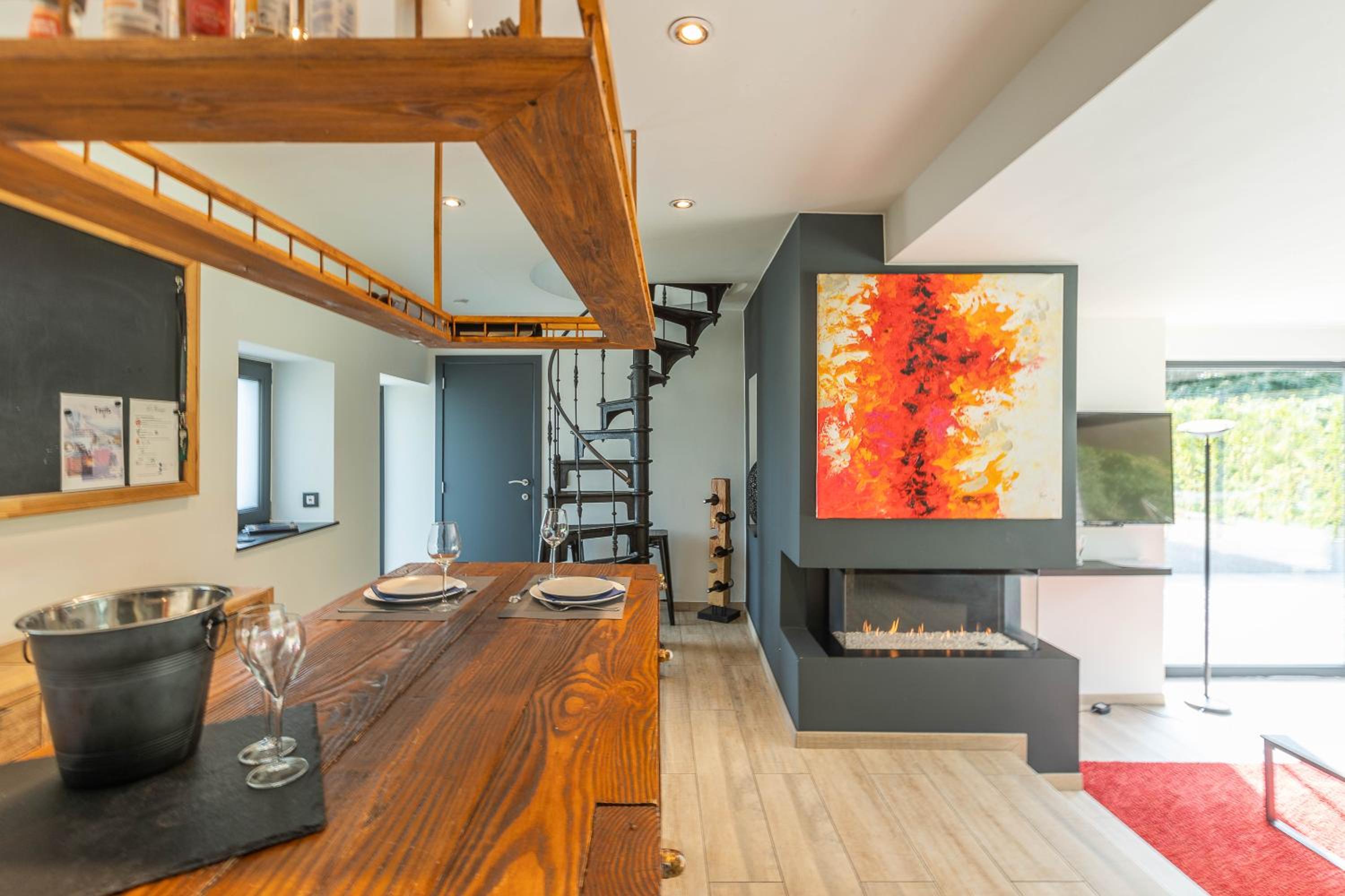 Le Fermage - logement avec piscine, sauna et jacuzzi