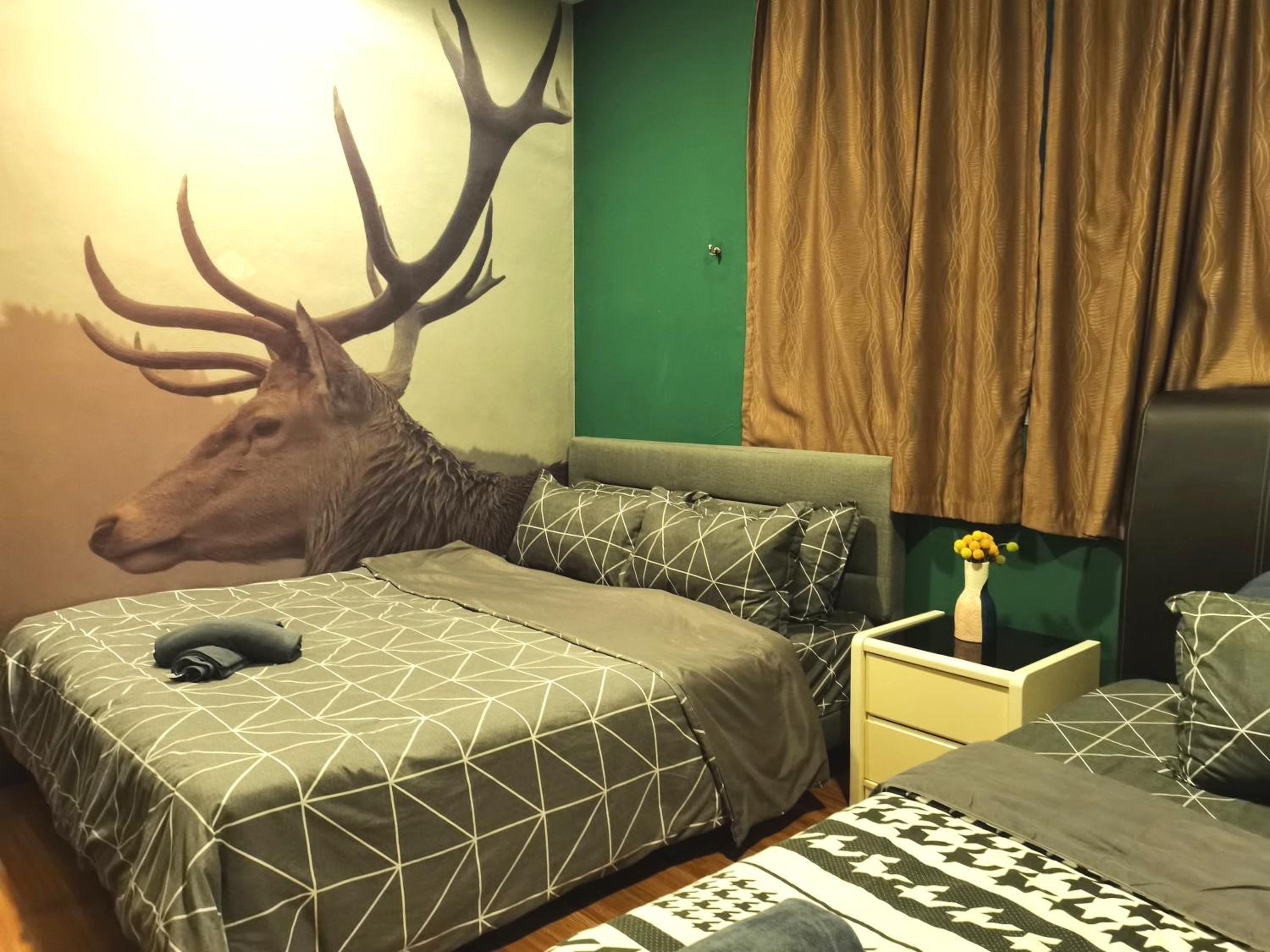 Cozy Forest Themed Homestay 4 Bedroom (max 12pax)