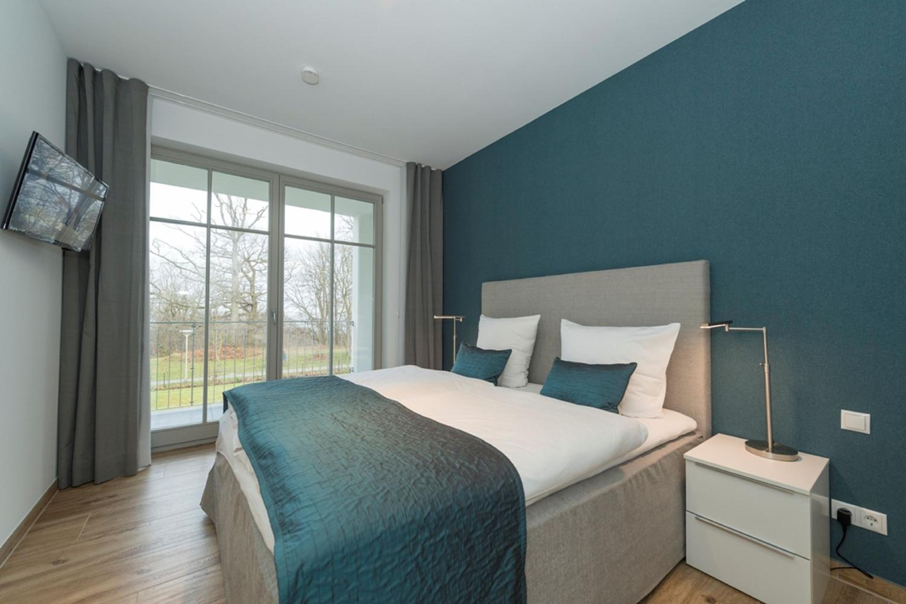 moderne Ferienwohnung mit eigener Sauna und Balkon - Villa Pauline FeWo 06