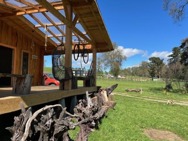 Preciosa cabaña pet friendly con vista a volcanes Villarica y Choshuenco, cerca Termas