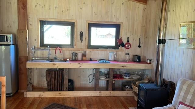 Preciosa cabaña pet friendly con vista a volcanes Villarica y Choshuenco, cerca Termas