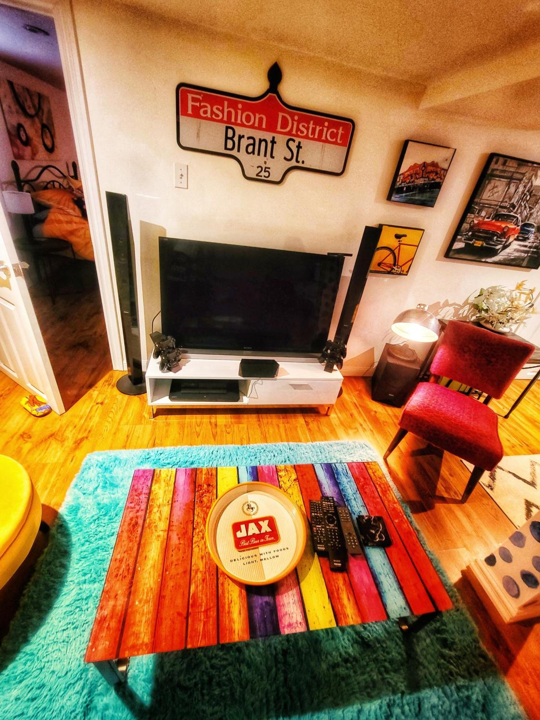 Bright Pop Art Inspired Apartment