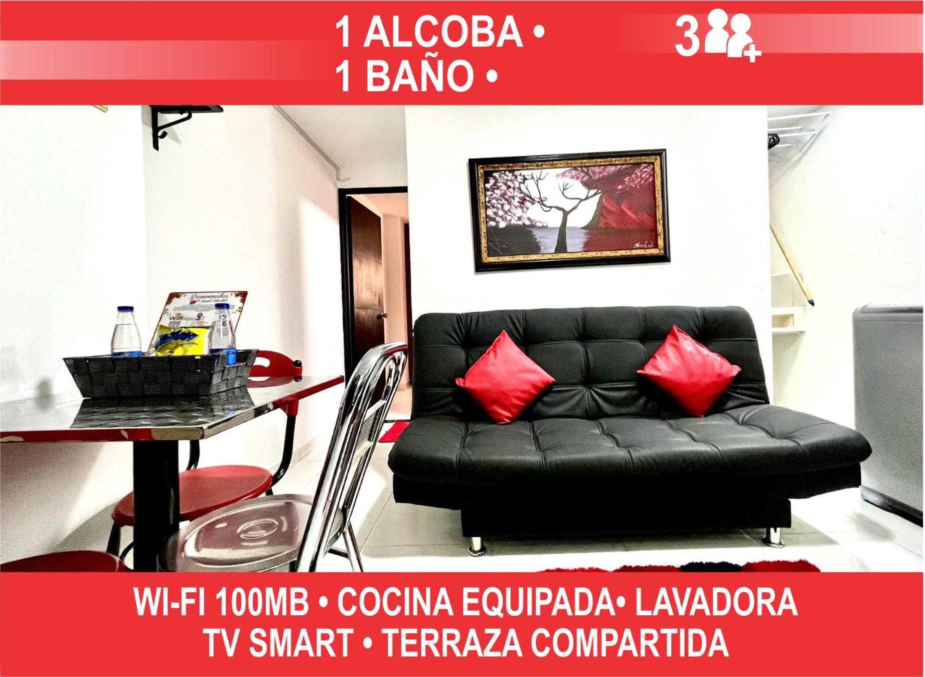 Edificio Victory Medellin - Apartamentos Acogedores y Equipados 100MB Wi-Fi, Central & Terraza Compartida