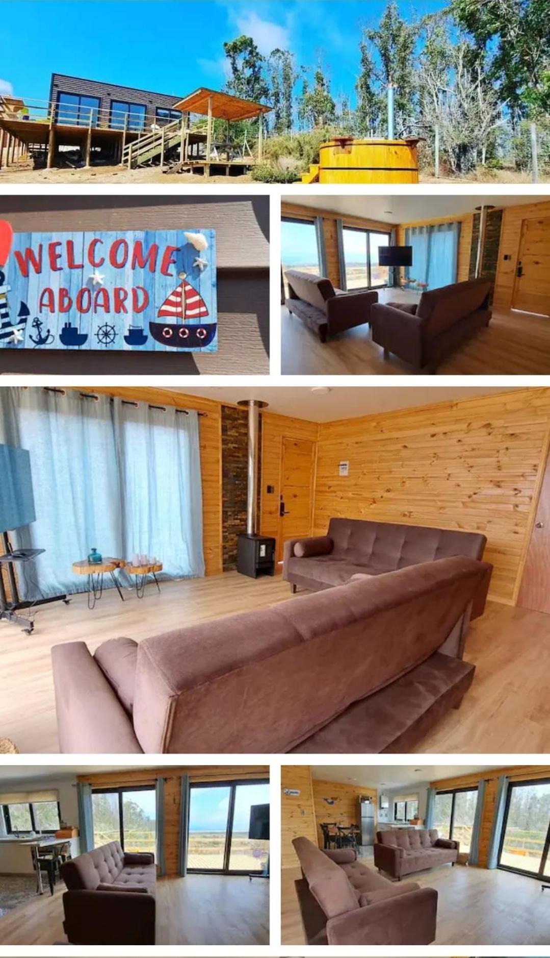 Mar y Tinaja Algarrobo Tunquen Casa con Vista al Mar y Tinaja Privada