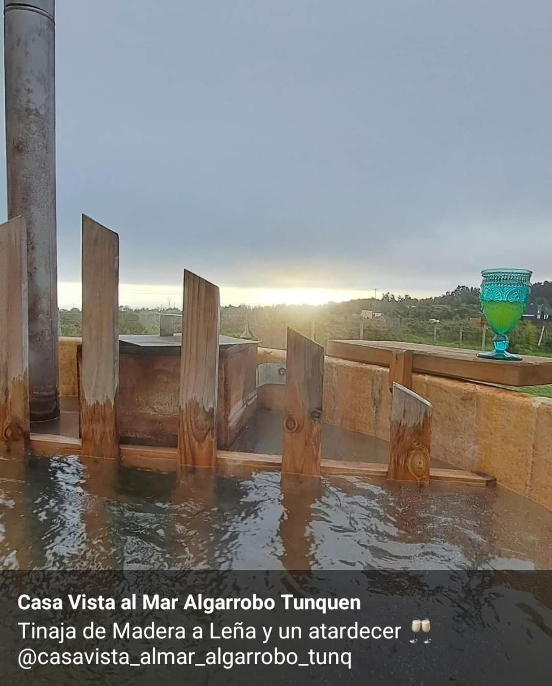 Mar y Tinaja Algarrobo Tunquen Casa con Vista al Mar y Tinaja Privada
