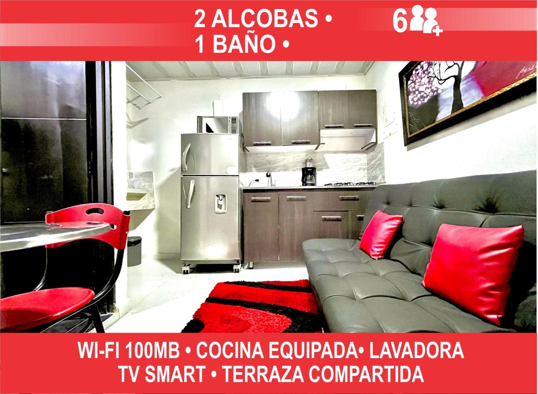 Edificio Victory Medellin - Apartamentos Acogedores y Equipados 100MB Wi-Fi, Central & Terraza Compartida