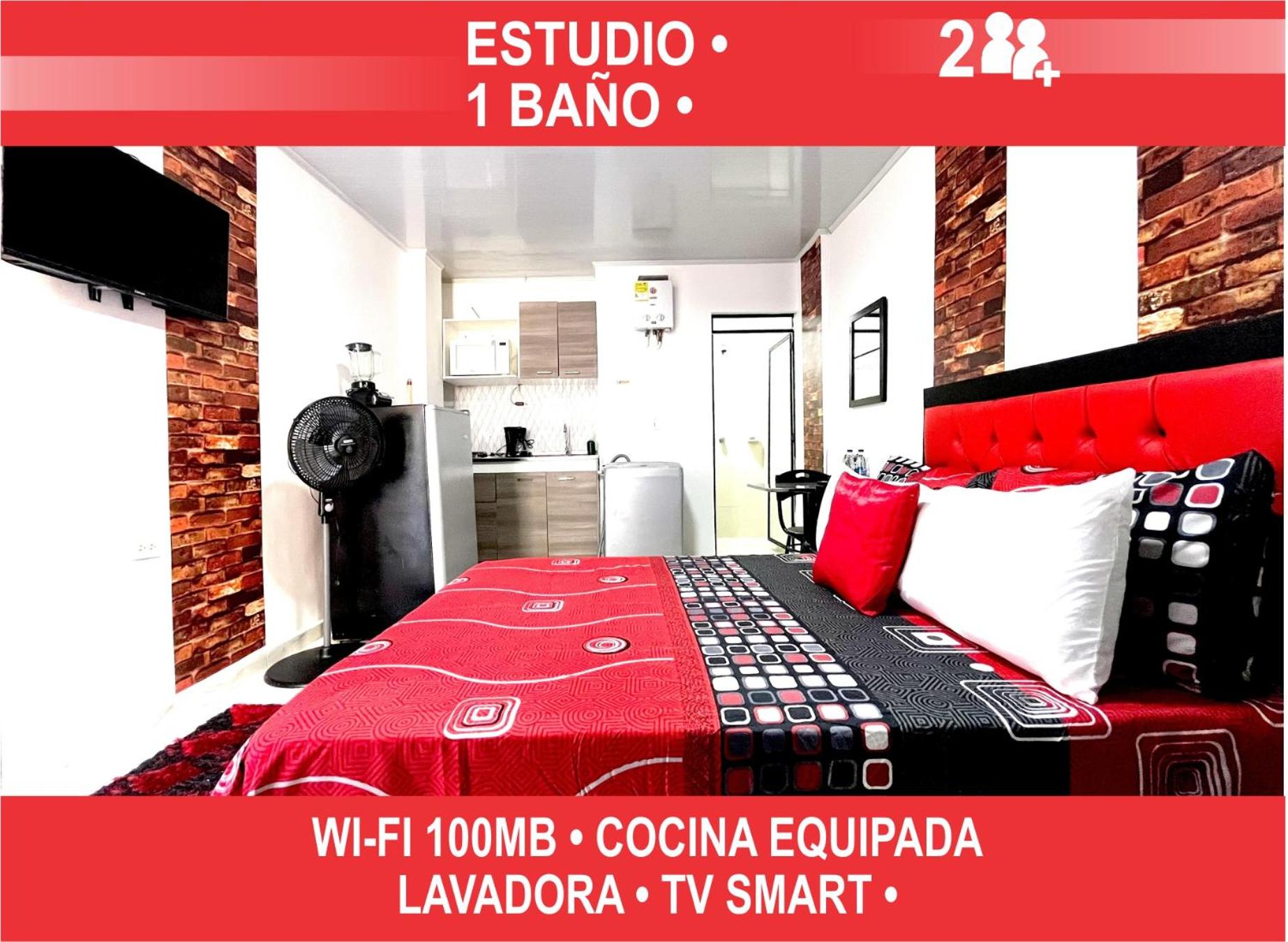 Edificio Victory Medellin - Apartamentos Acogedores y Equipados 100MB Wi-Fi, Central & Terraza Compartida