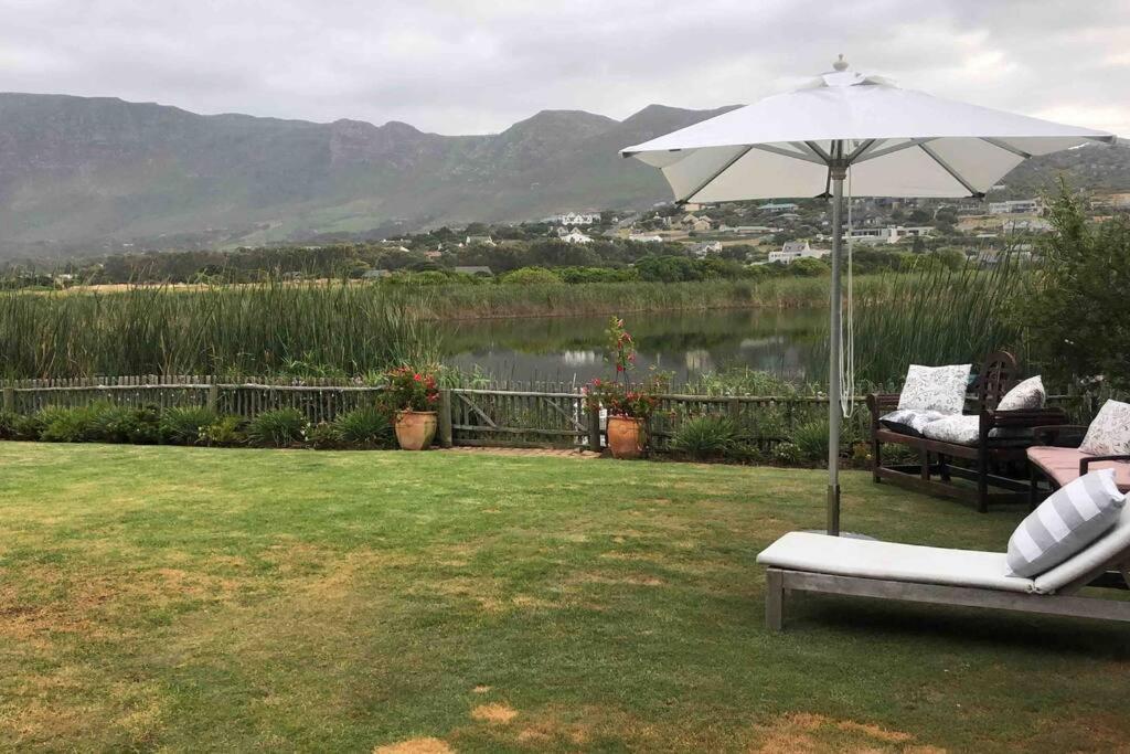 Lakeside home in security estate with solar power