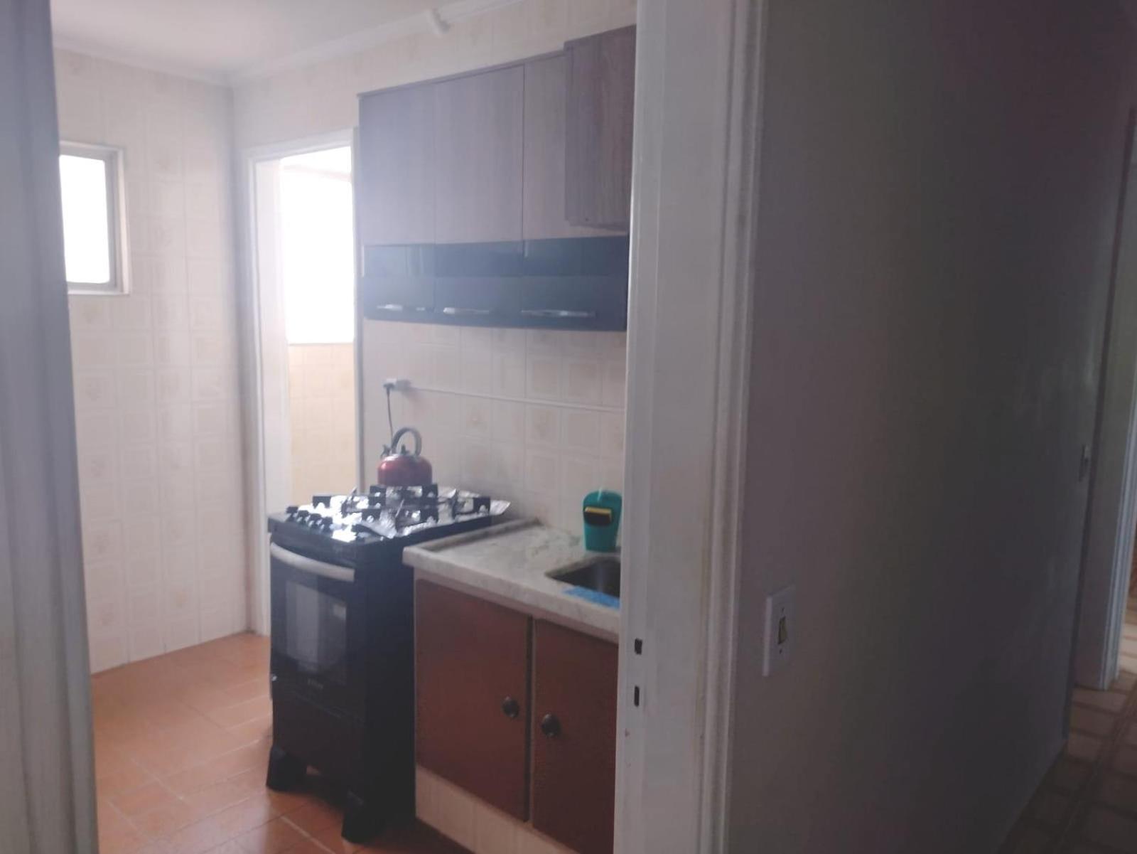Apartamento Praia Grande Aviação em frente à praia, pé na areia