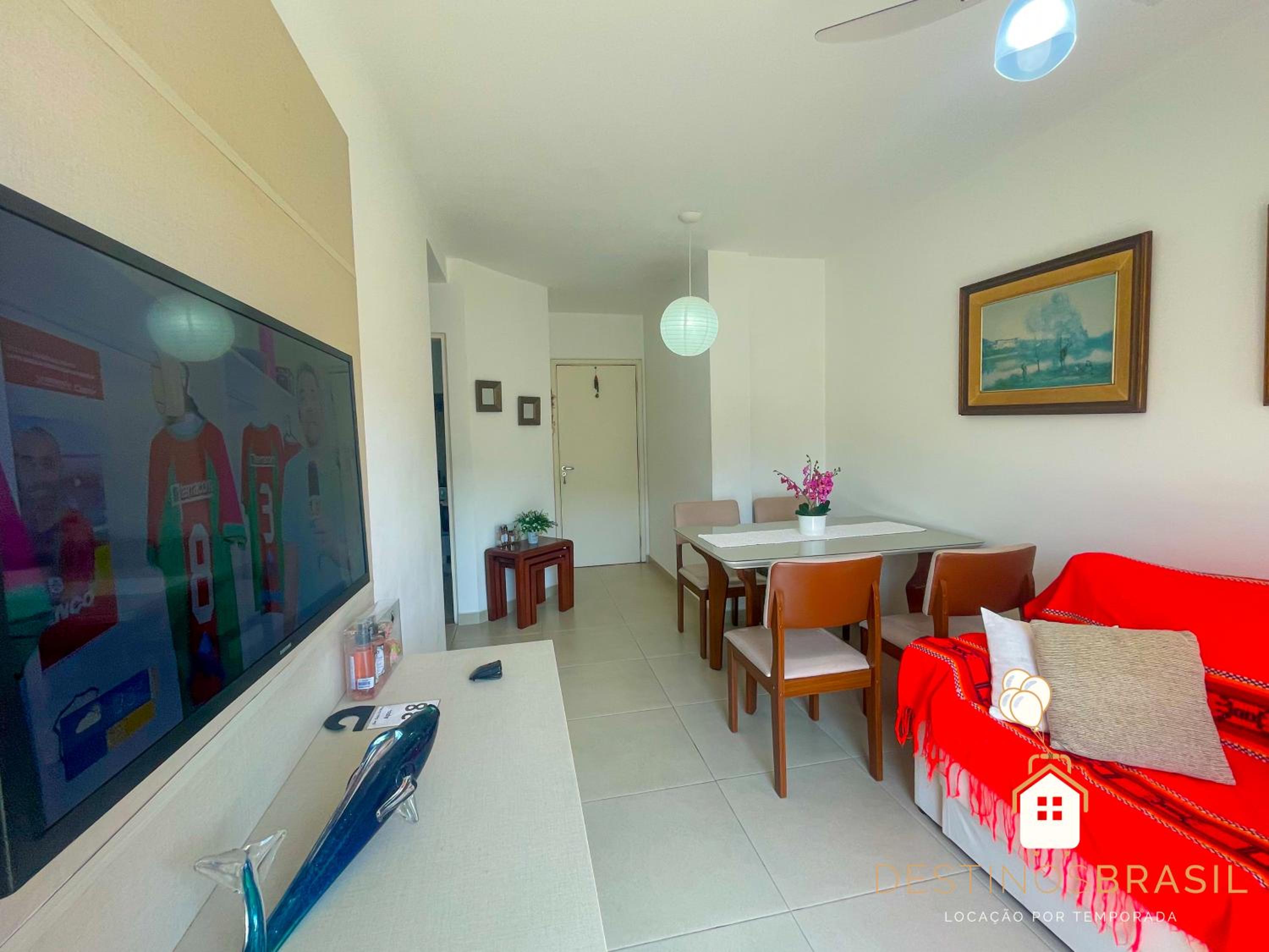Apto 70m² Guarujá 4 min Praia Moderno e Acolhedor