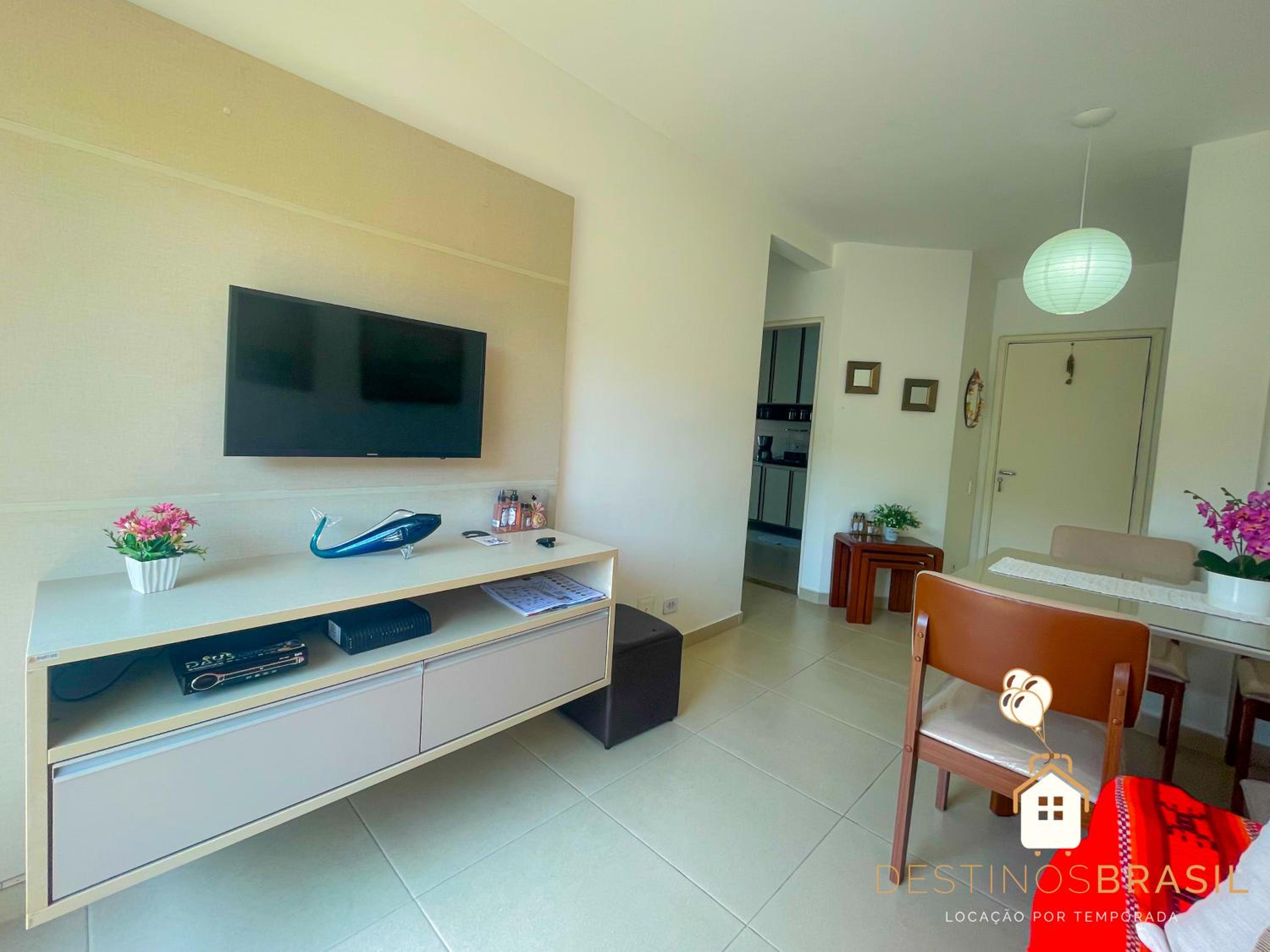 Apto 70m² Guarujá 4 min Praia Moderno e Acolhedor