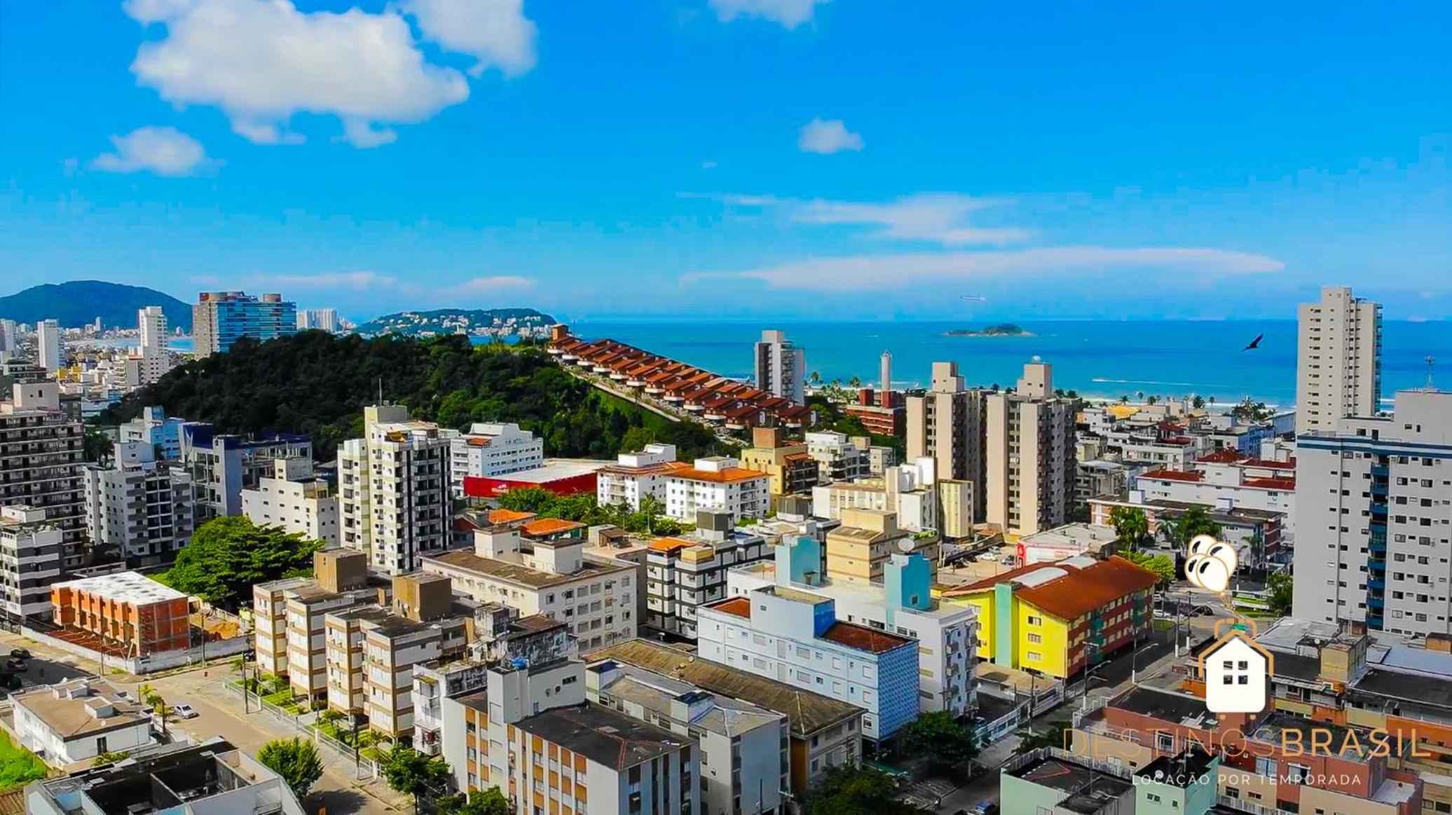 Apto 70m² Guarujá 4 min Praia Moderno e Acolhedor