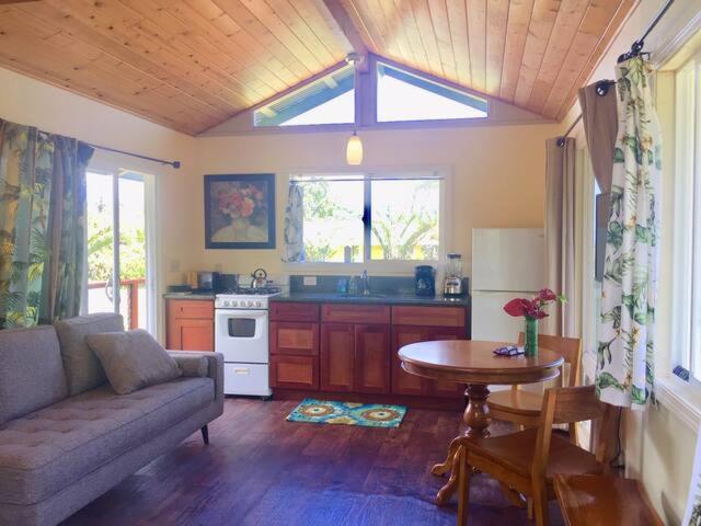 Puna Rainforest Retreat Hotspring: Green Bamboo Cottage view 4