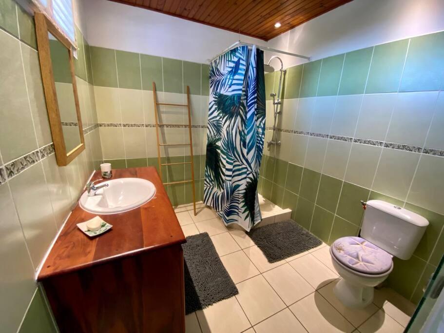 Logement 3 chambres climatisées & piscine vue mer view 5