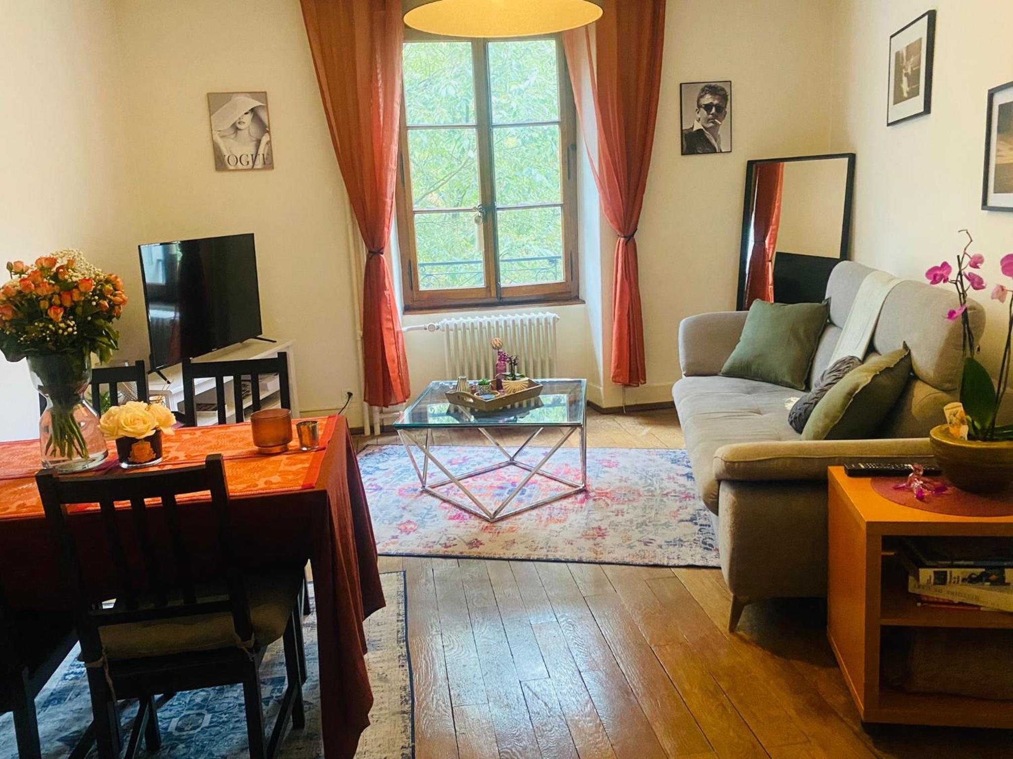 Chambre double vue lac Montreux centre